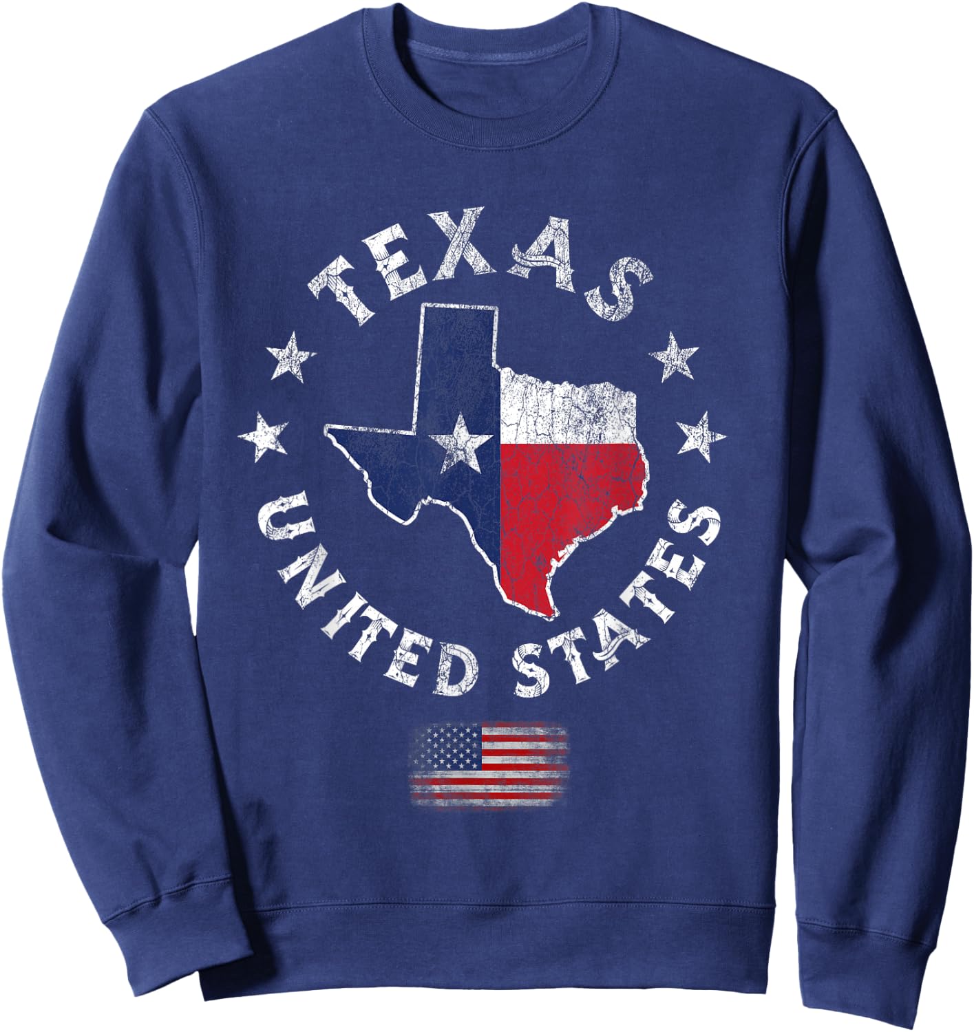 Texas - USA - Stolz seit 1845 Texas Fan Sweatshirt - Sweatshirt | Navy