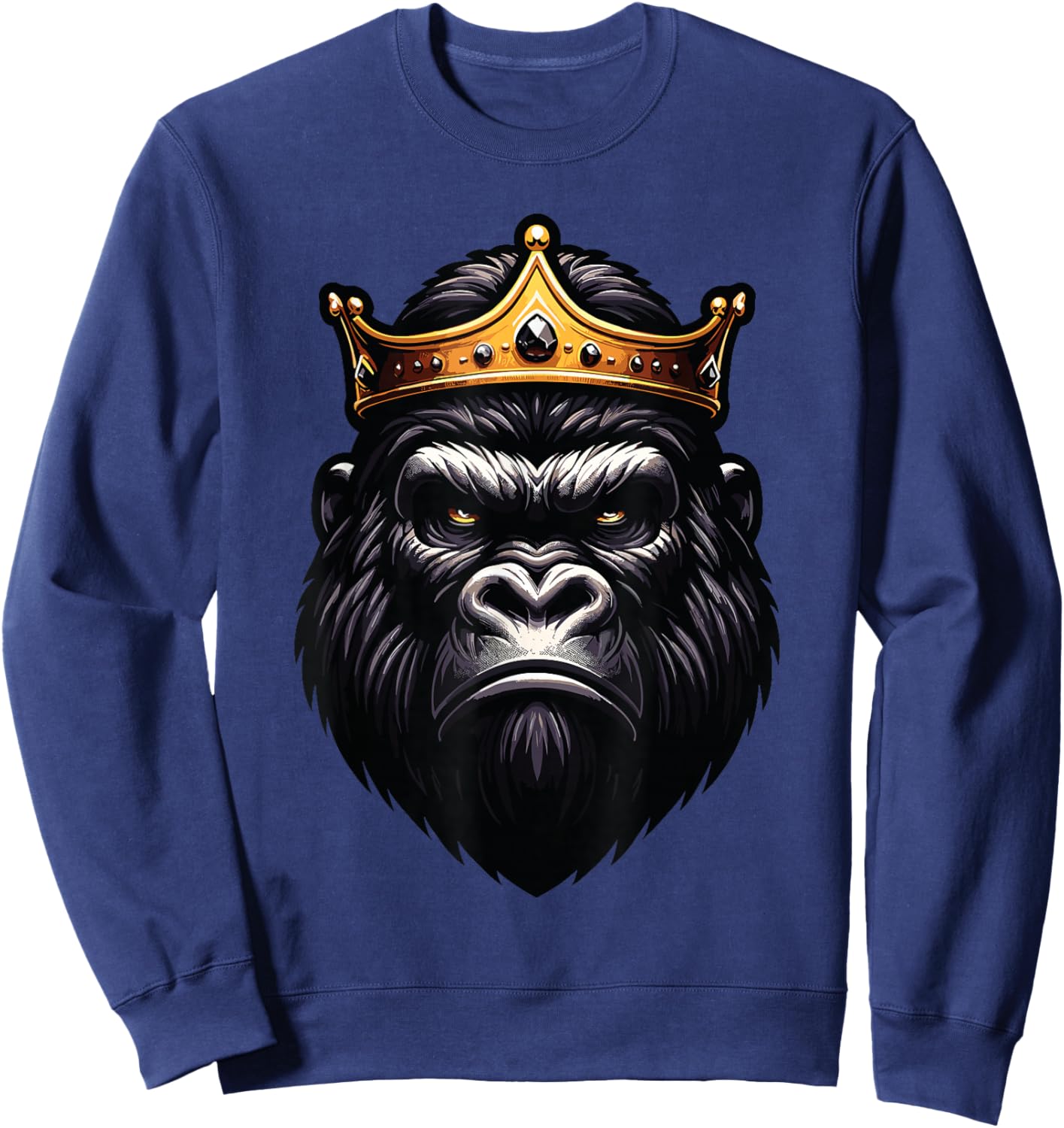 Silverback Gorilla King Sweatshirt - Sweatshirt | Navy