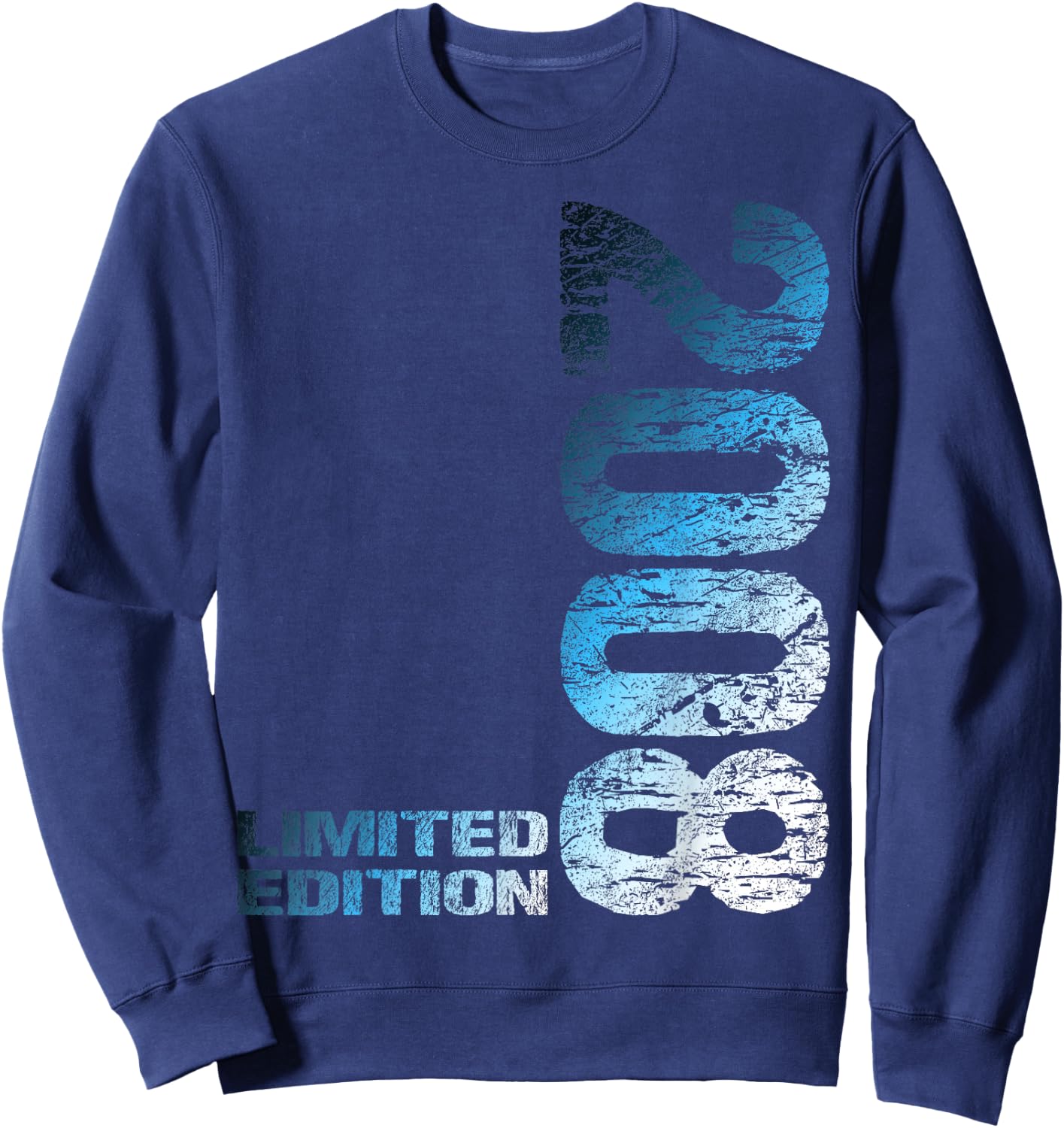 15th Birthday 2008 Limited Edition Boy Girl , black Sweatshirt - Sweatshirt | Navy