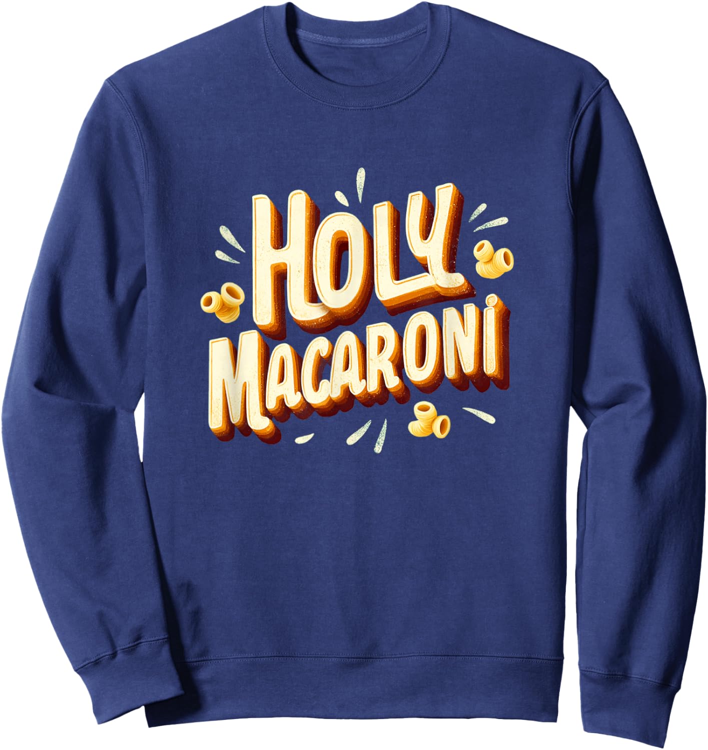 Funny Holy Macaroni Speech Costume Sweatshirt - Sweatshirt | Navy