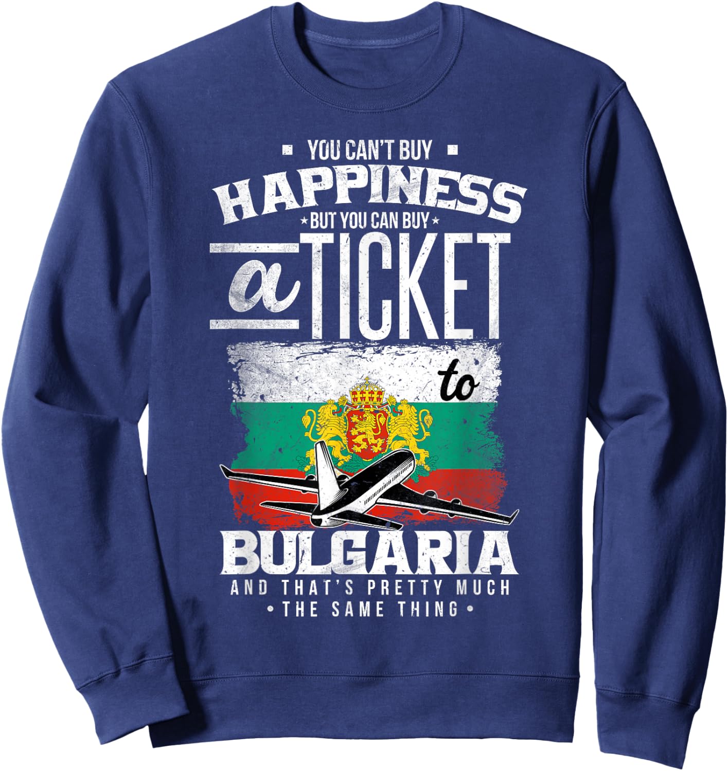 Bulgarian Flag Sweatshirt - Sweatshirt | Navy