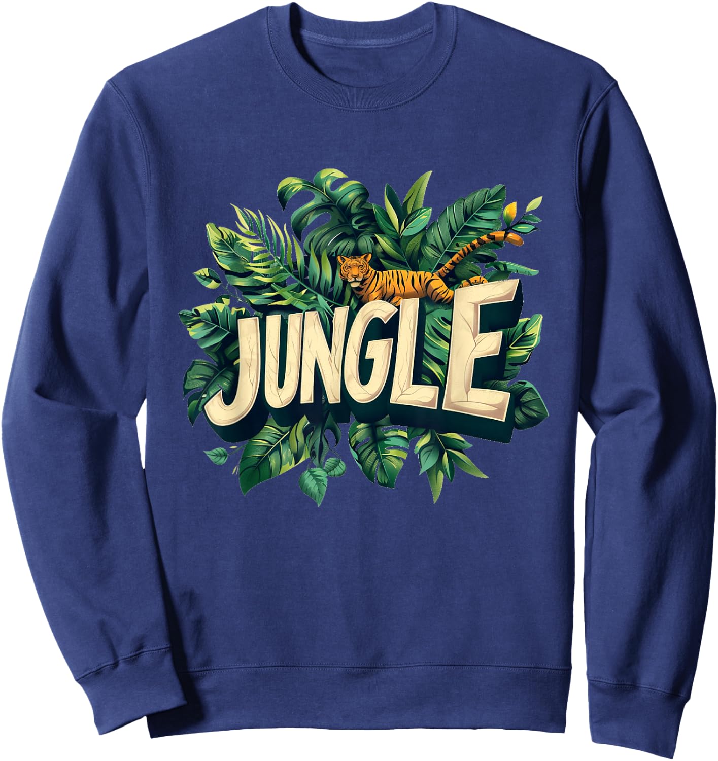 Jungle Adventure Costume for All Ages , black Sweatshirt - Sweatshirt | Navy