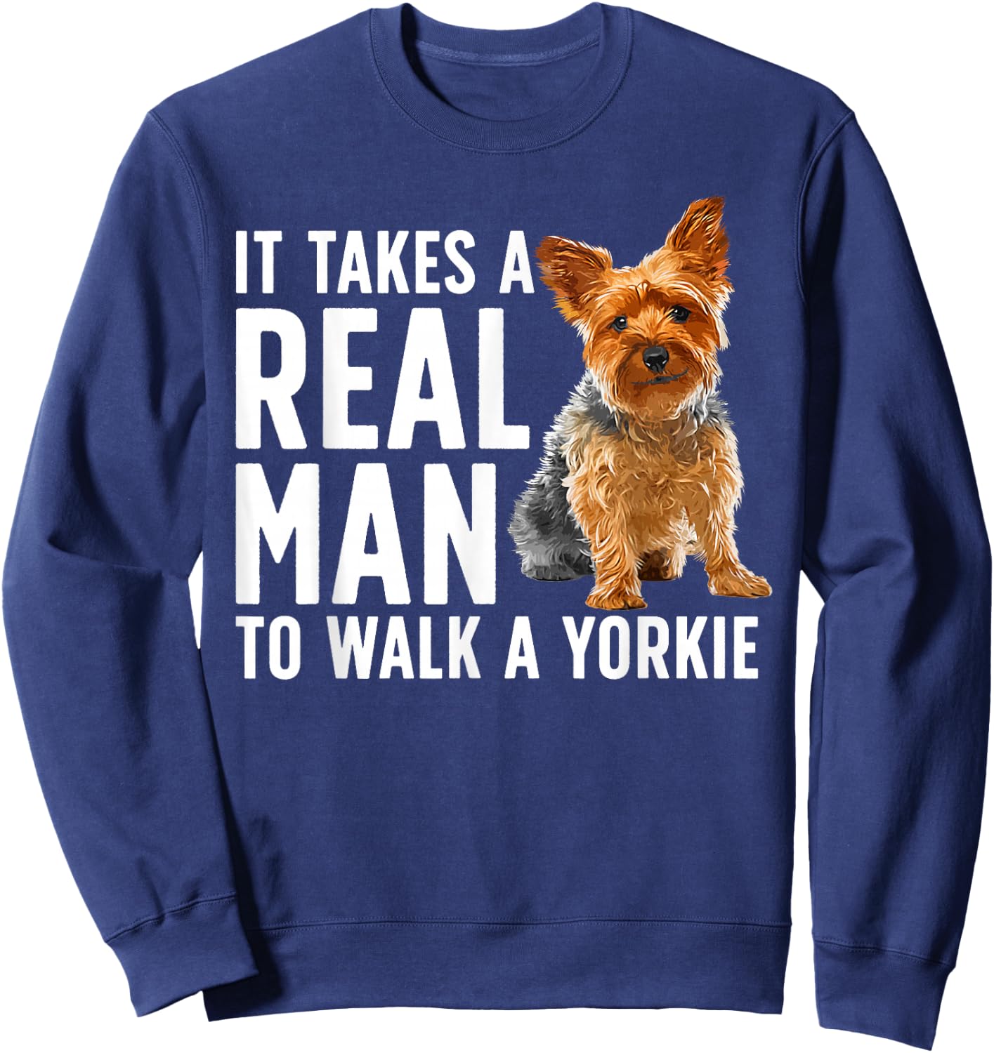 Cute Yorkshire Terrier Boys Yorkshire Yorkie Lovers Sweatshirt - Sweatshirt | Navy