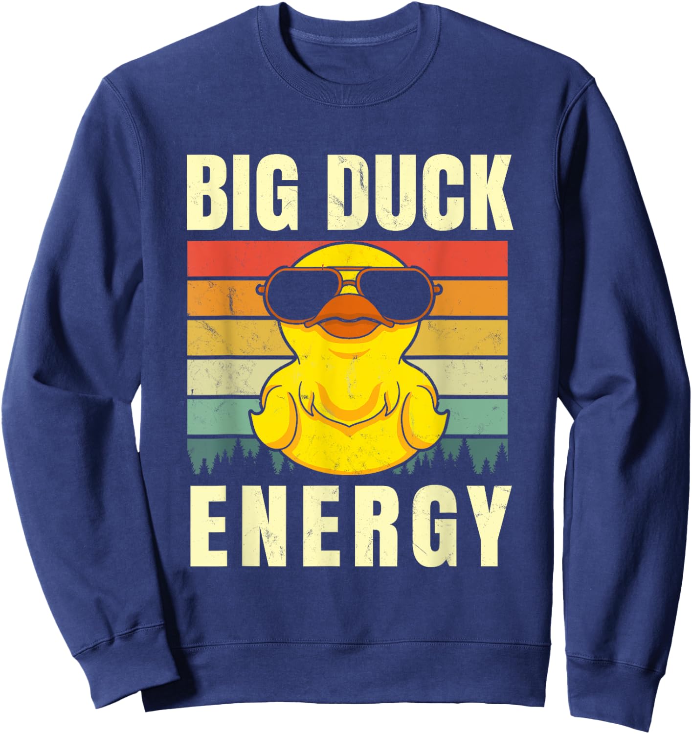 Duck Gifts Men Quack Quakin Youth Rubber Ducky Sweatshirt - Sweatshirt | Navy