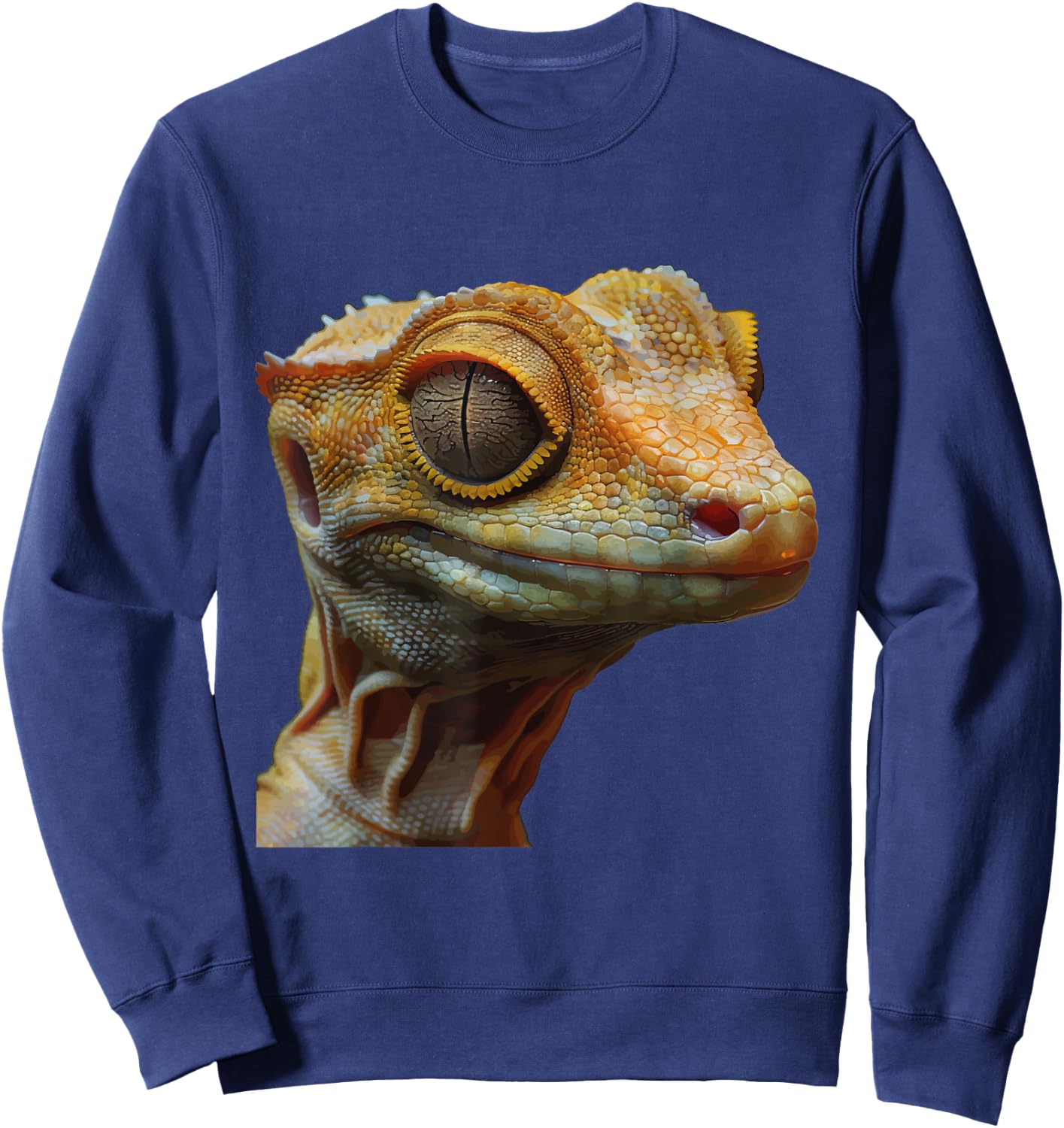 Crested Gecko Sweatshirt - Sweatshirt | Navy