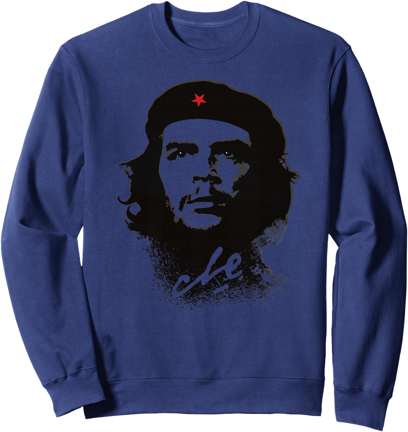 Che Guevara Shirt Cuba Révolution Rebelle Cubain Haut de Gamme Sweatshirt - Sweatshirt | Navy