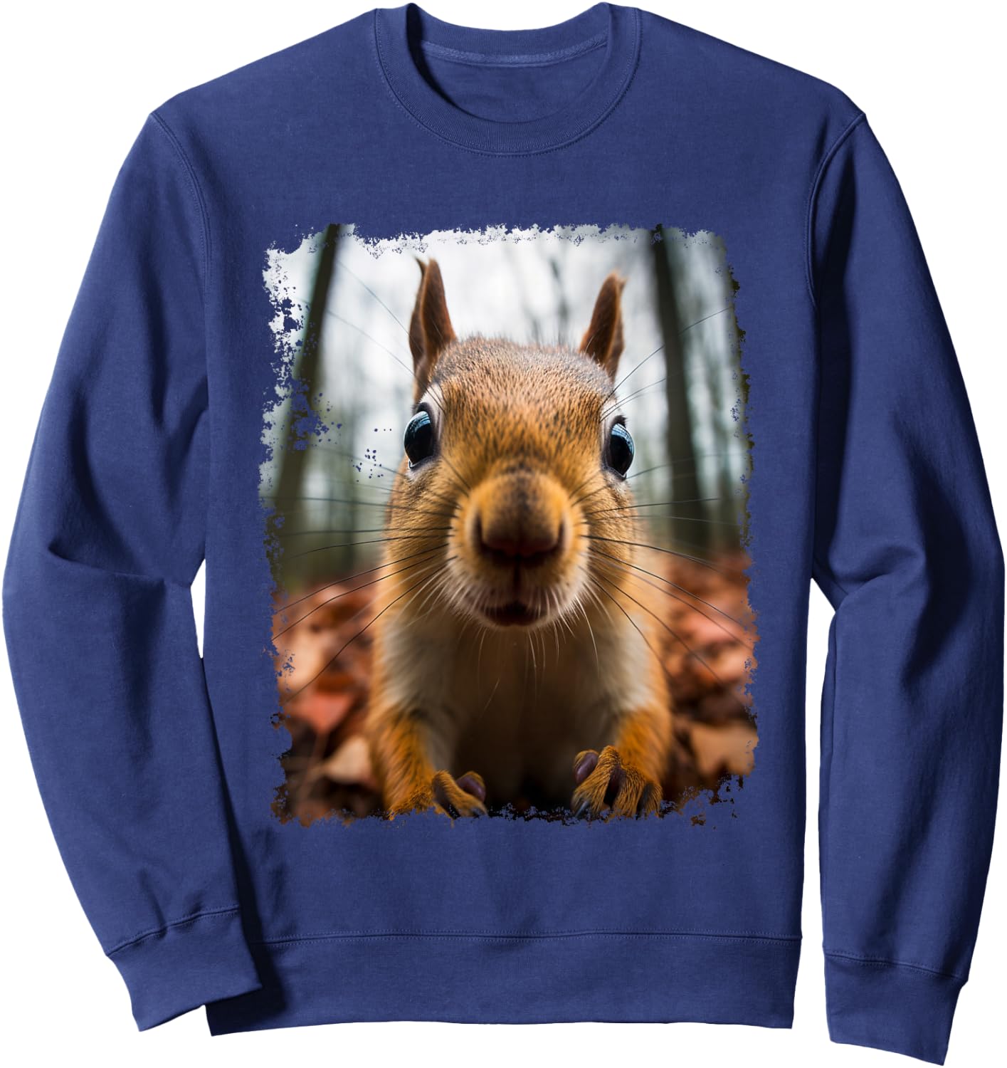 A Squirrel Sweatshirt - Sweatshirt | Navy