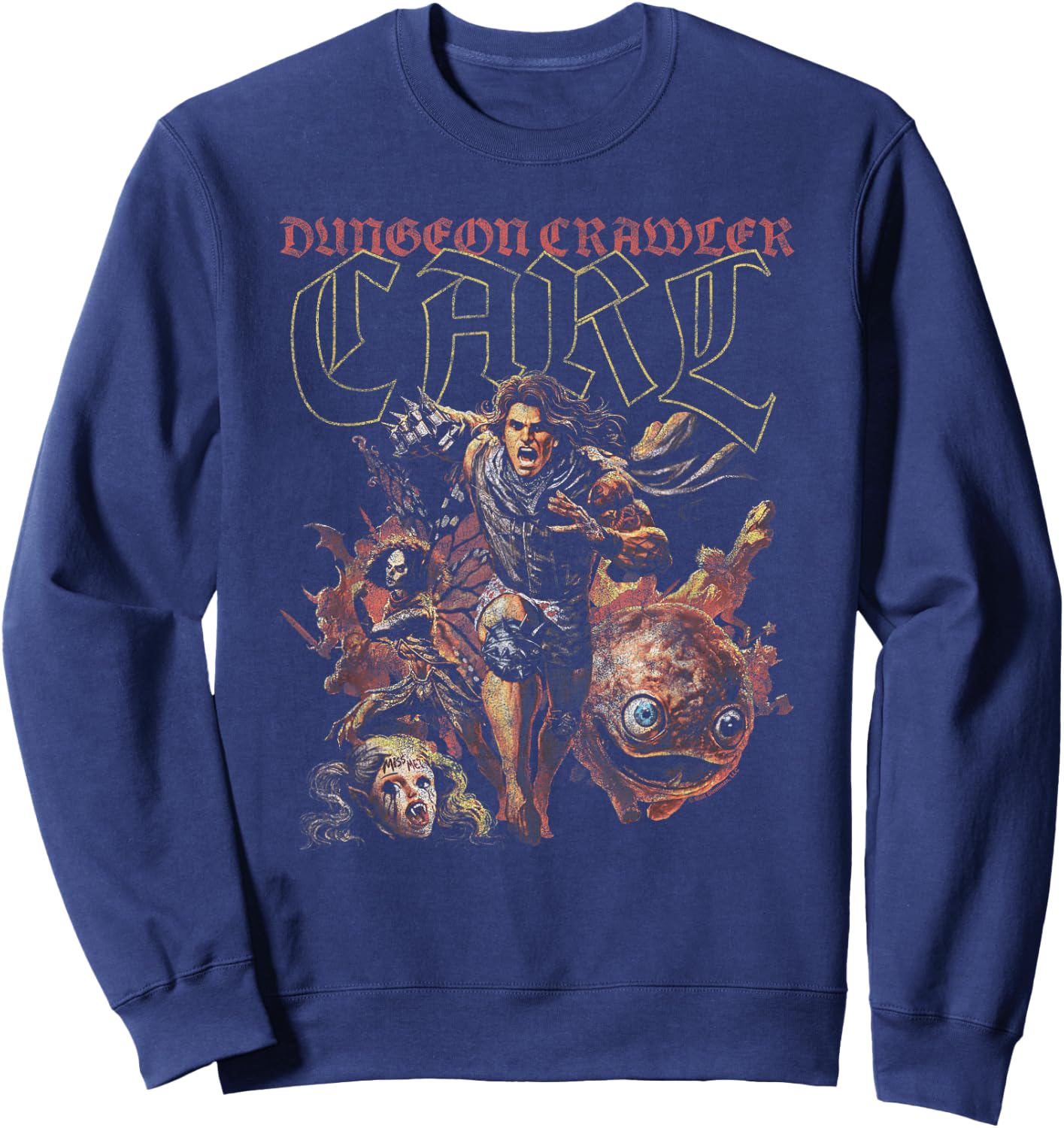 The Inevitable Ruin Cover LitRPG Book Sweatshirt - Sweatshirt | Navy