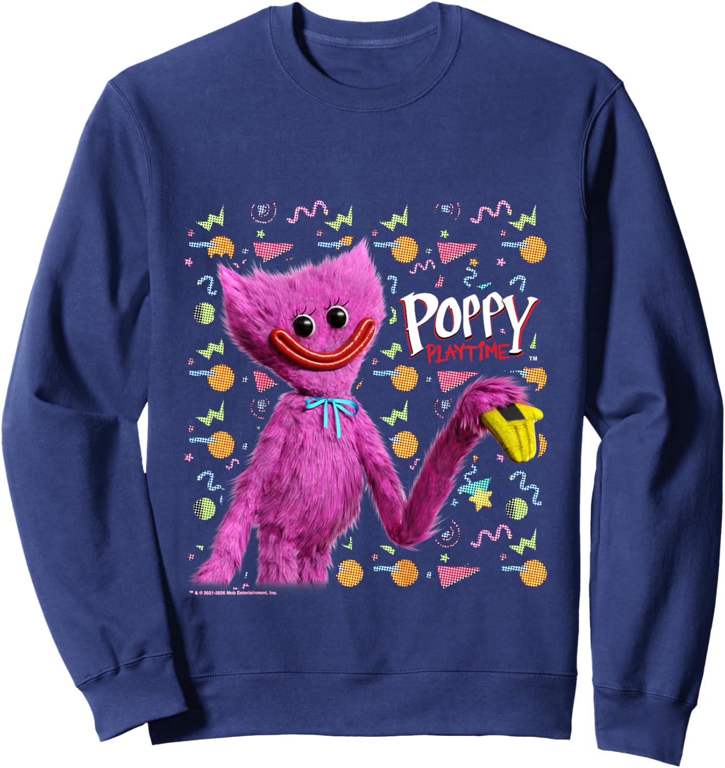 Enfant Poppy Playtime Kissy Missy Smile pour Enfants Sweatshirt - Sweatshirt | Navy