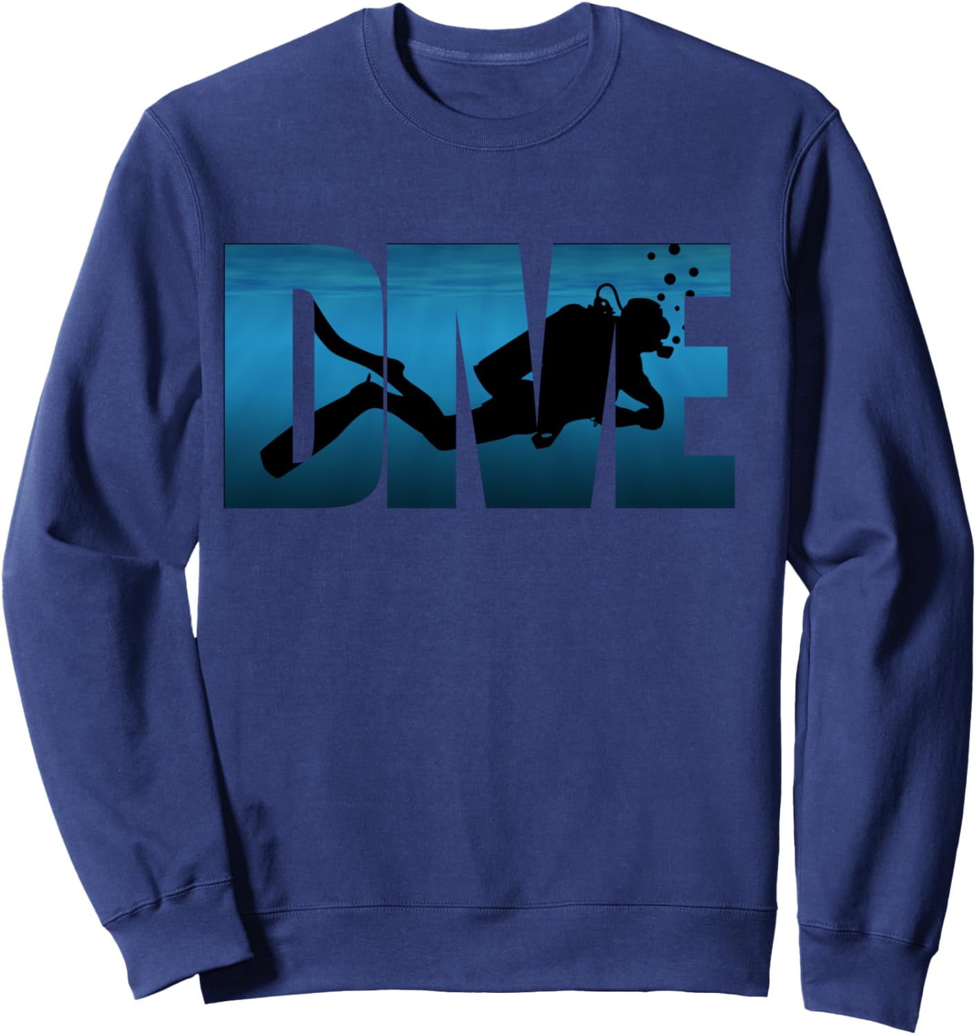 Scuba diving dive dive apnea man woman Sweatshirt - Sweatshirt | Navy
