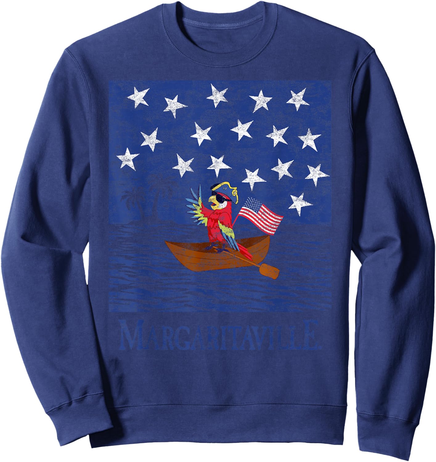 Parrothead Crossing the Delaware Sweatshirt - Sweatshirt | Navy