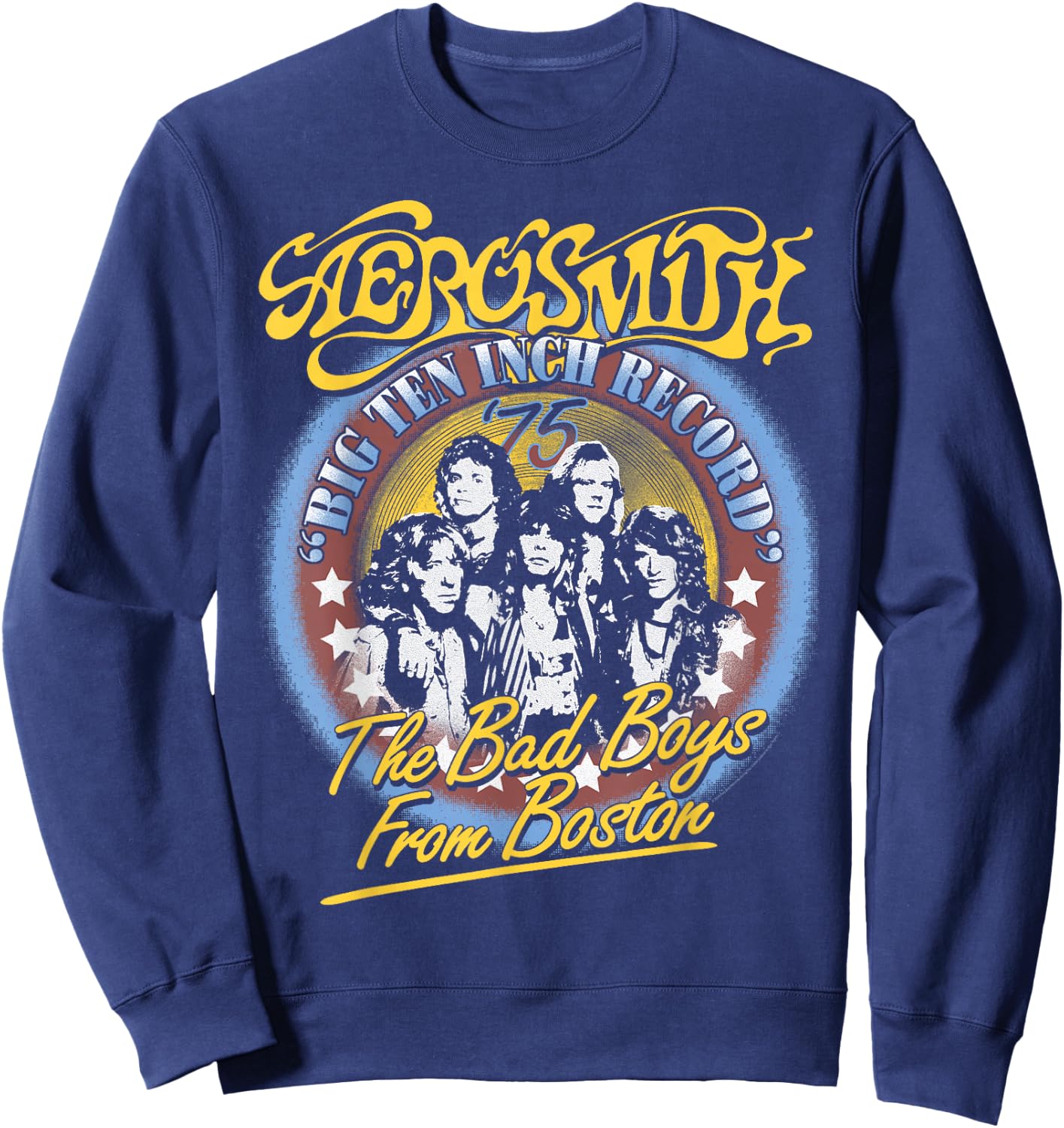 Aerosmith - The Bad Boys From Boston Sweatshirt - Sweatshirt | Navy