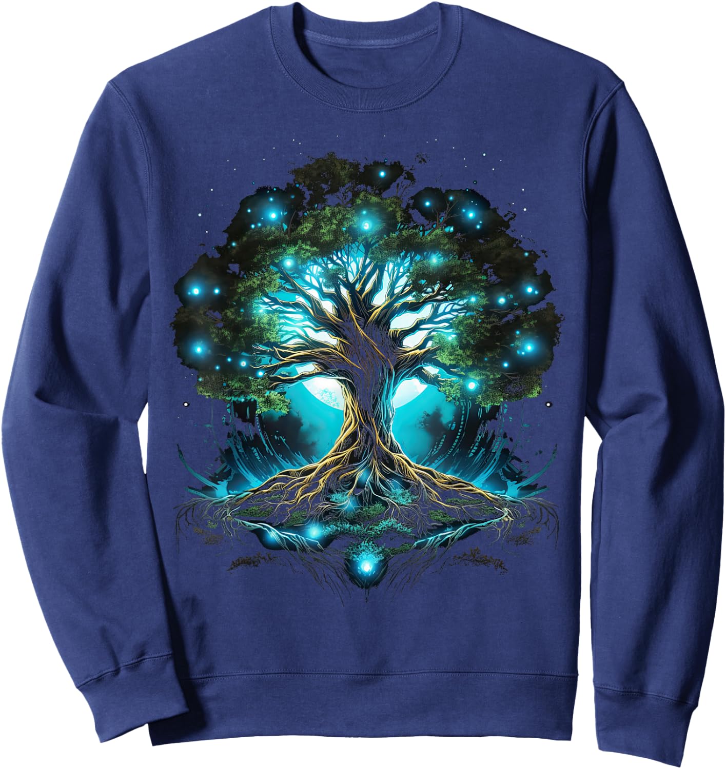 Tree of Life Viking Midgard Thor Walhalla , black Sweatshirt - Sweatshirt | Navy