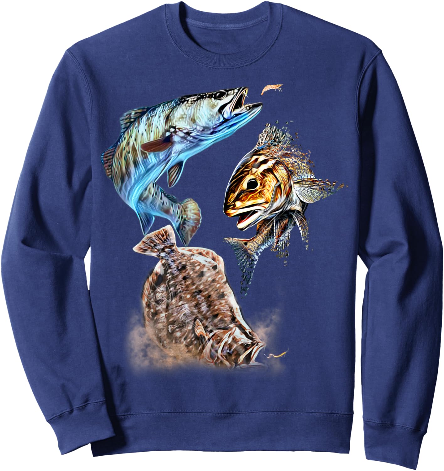 Texas Slam Fishing Gear , Women & Kids Inshore Slam Sweatshirt - Sweatshirt | Navy