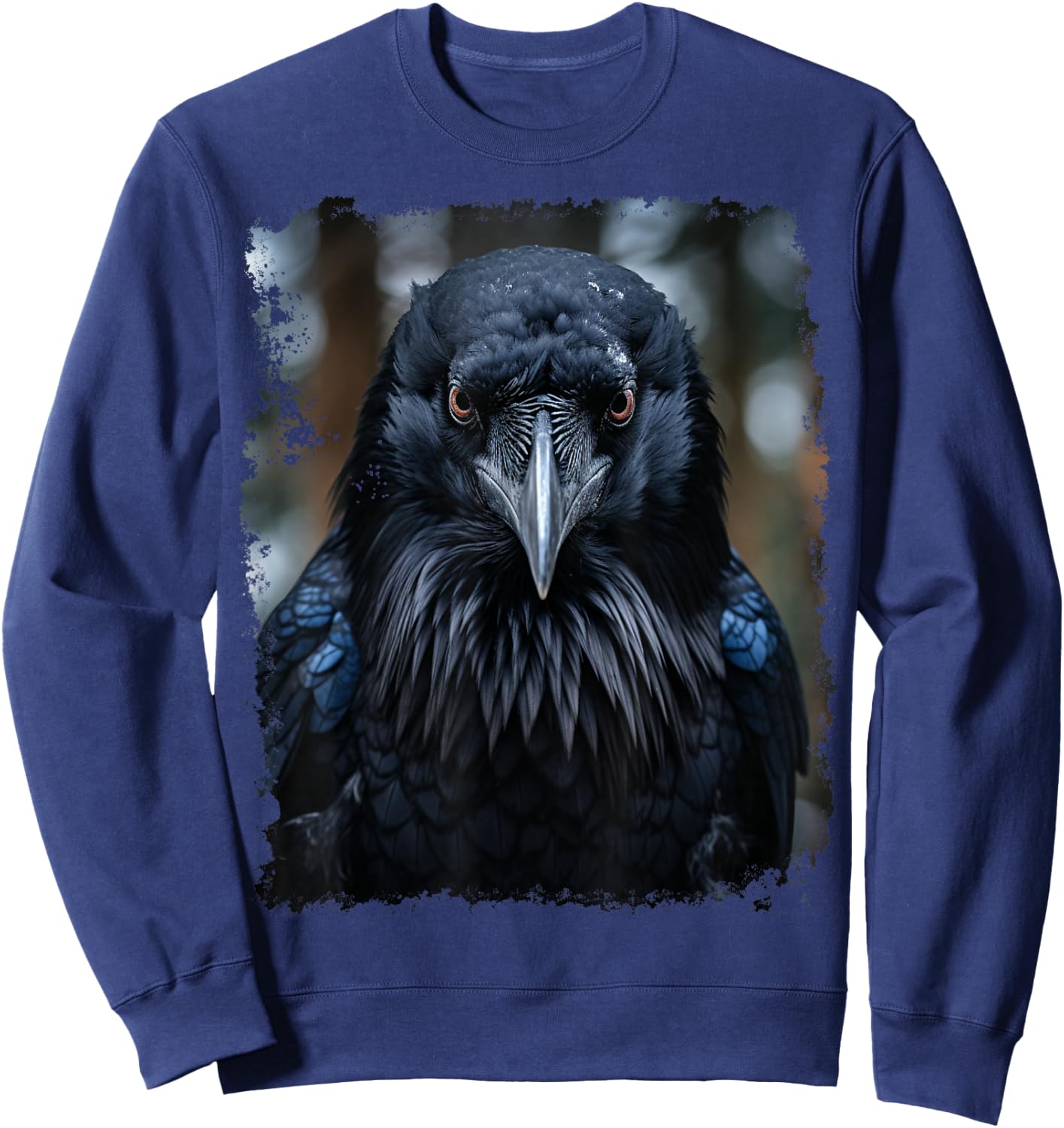 A Crow Raven Sweatshirt - Sweatshirt | Navy