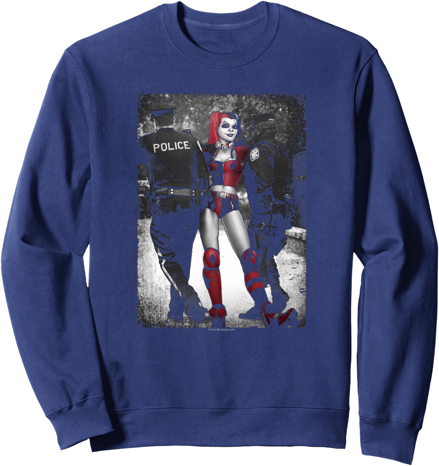 Batman Harley Quinn Arrest Sweatshirt - Sweatshirt | Navy