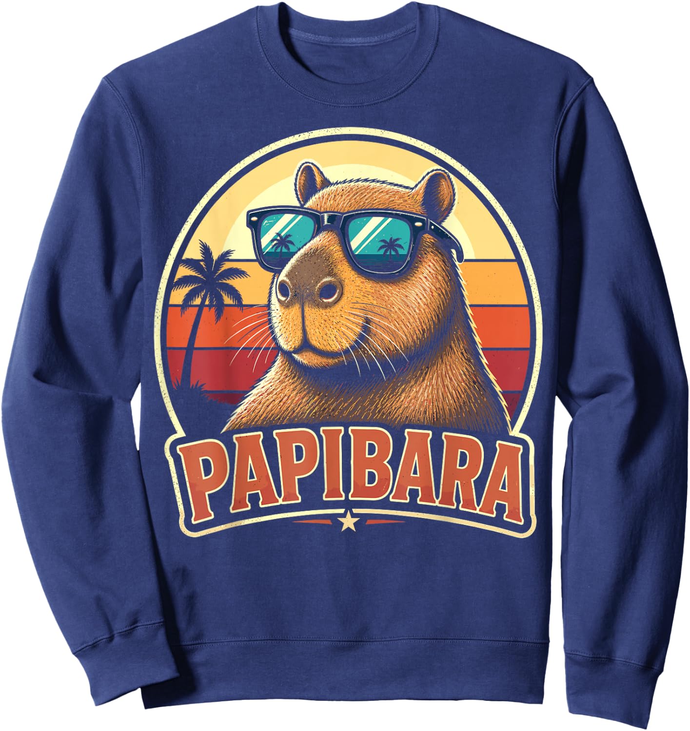 Papa Geschenk Papa Vatertag Shirt Herren Lustig Papa Sweatshirt - Sweatshirt | Navy