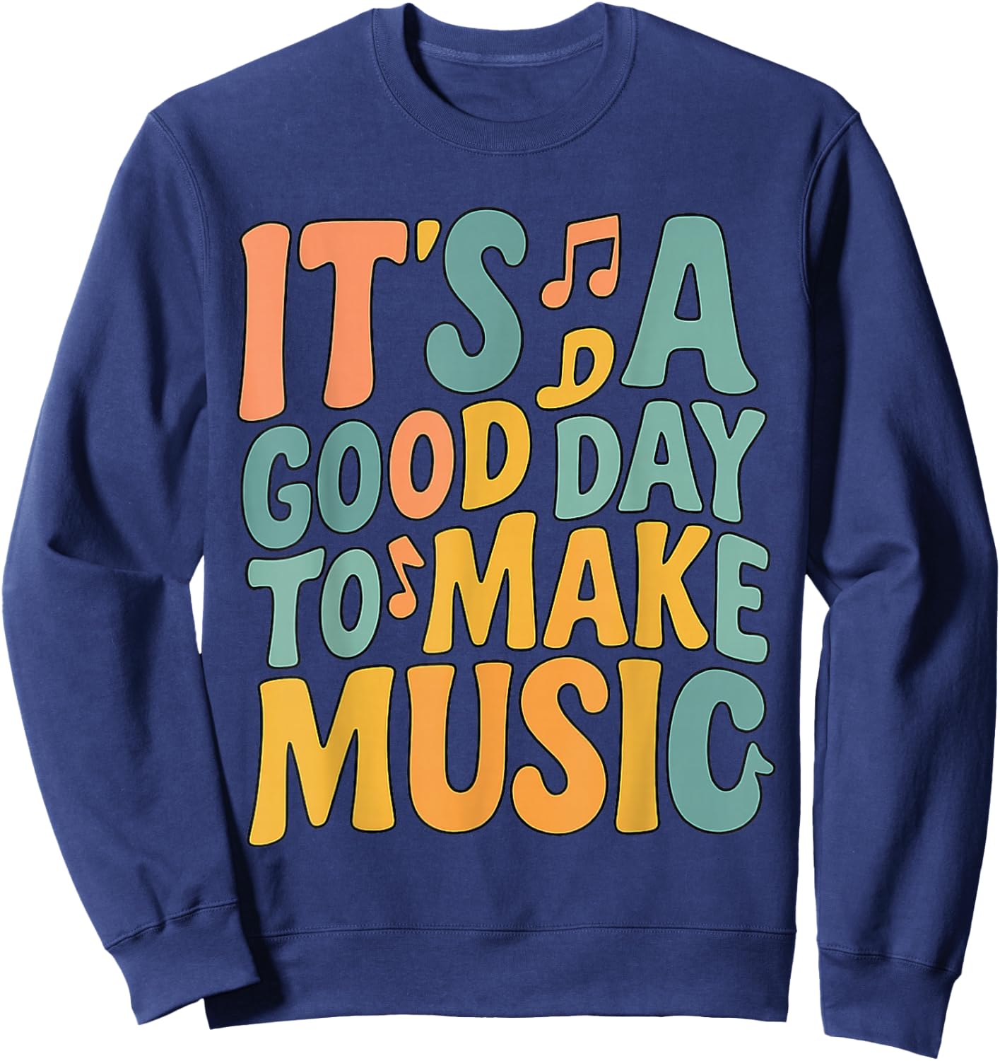 Cute for Family Music Lover Matching Party or Trip Sweatshirt - Sweatshirt | Navy