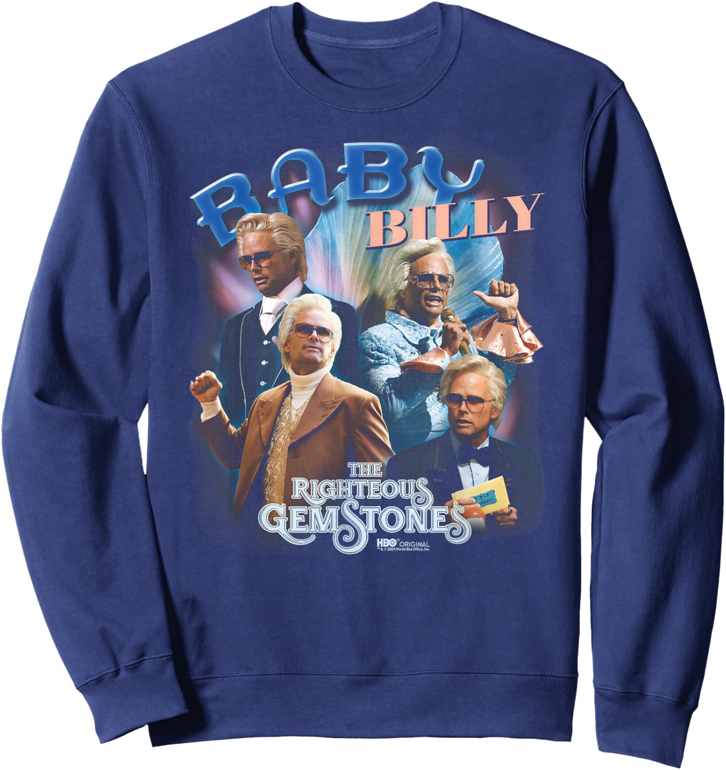 The Righteous Gemstones Baby Billy Heartthrob Sweatshirt - Sweatshirt | Navy
