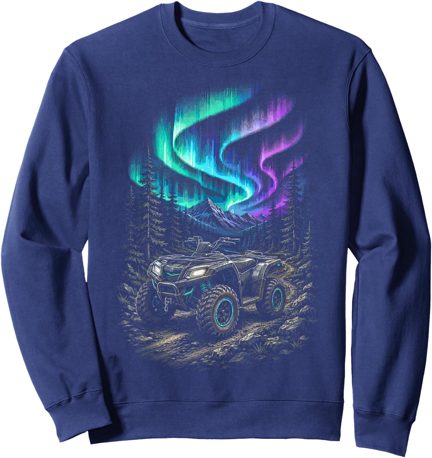 ATV Quad ATVs Sweatshirt - Sweatshirt | Navy