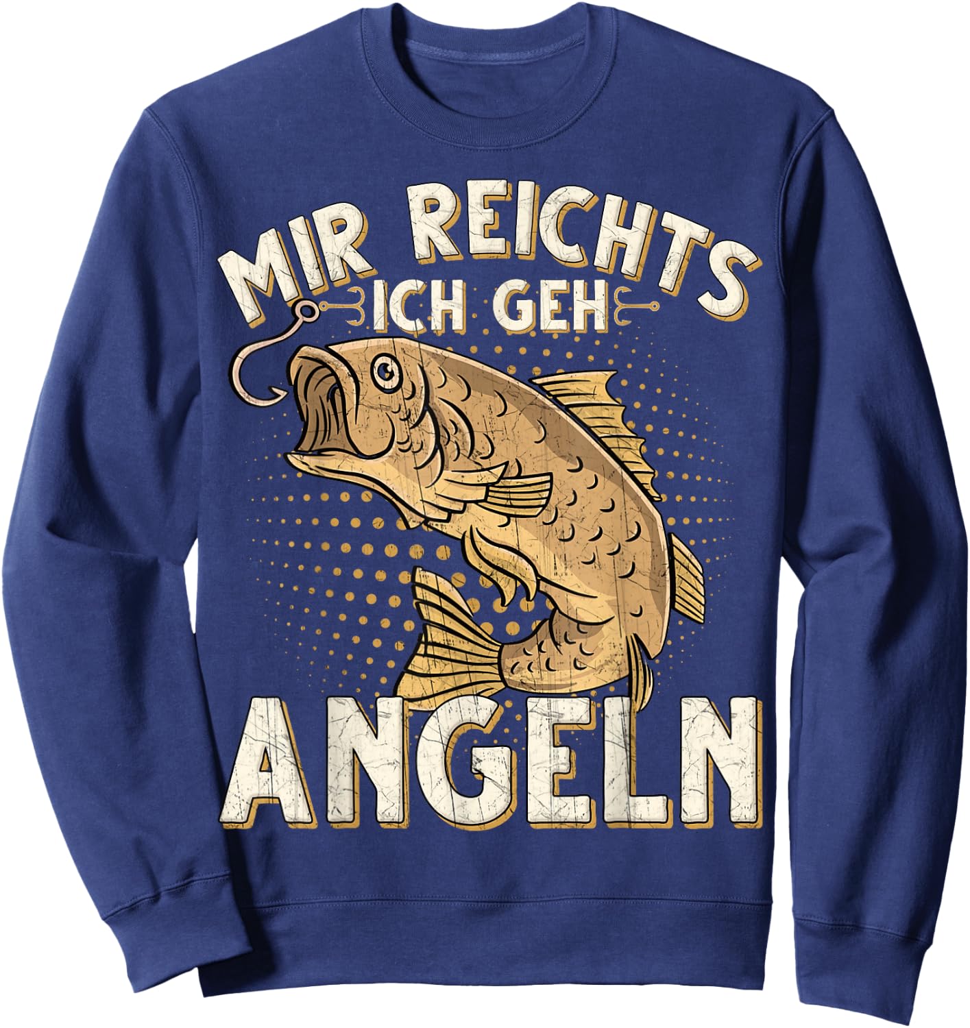 Mir Reichts Ich GEH Angeln Fischen Angler Sweatshirt - Sweatshirt | Navy