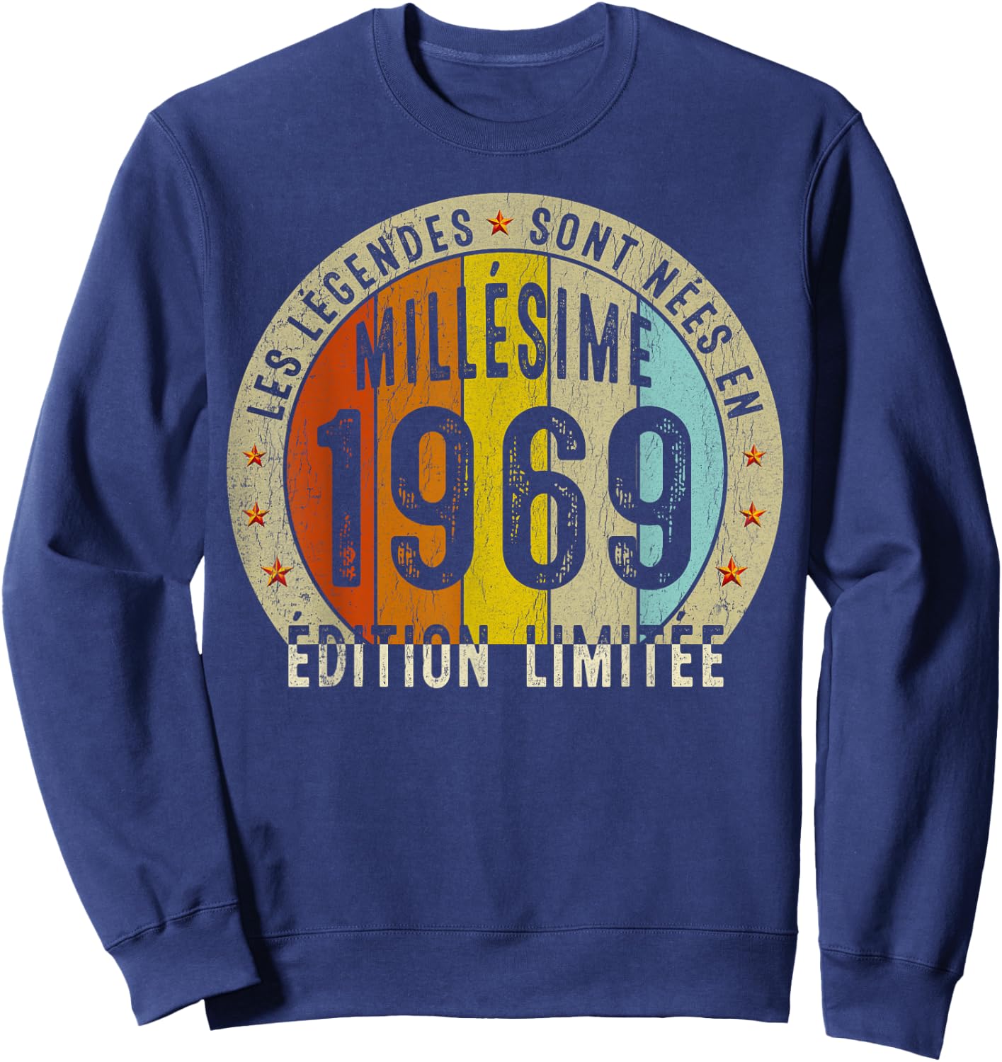 Vintage 1969 56 Years Man 56 Years Birthday Man Humour Sweatshirt - Sweatshirt | Navy
