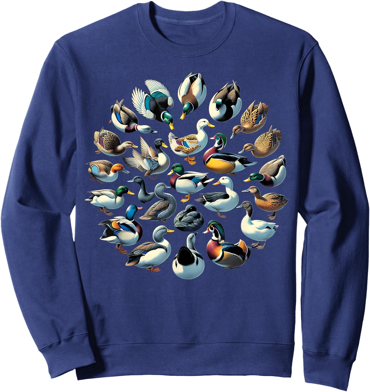 Types Of Duck Shirt for Ducks Lovers Women Kids Girls Sweatshirt - Sweatshirt | Navy