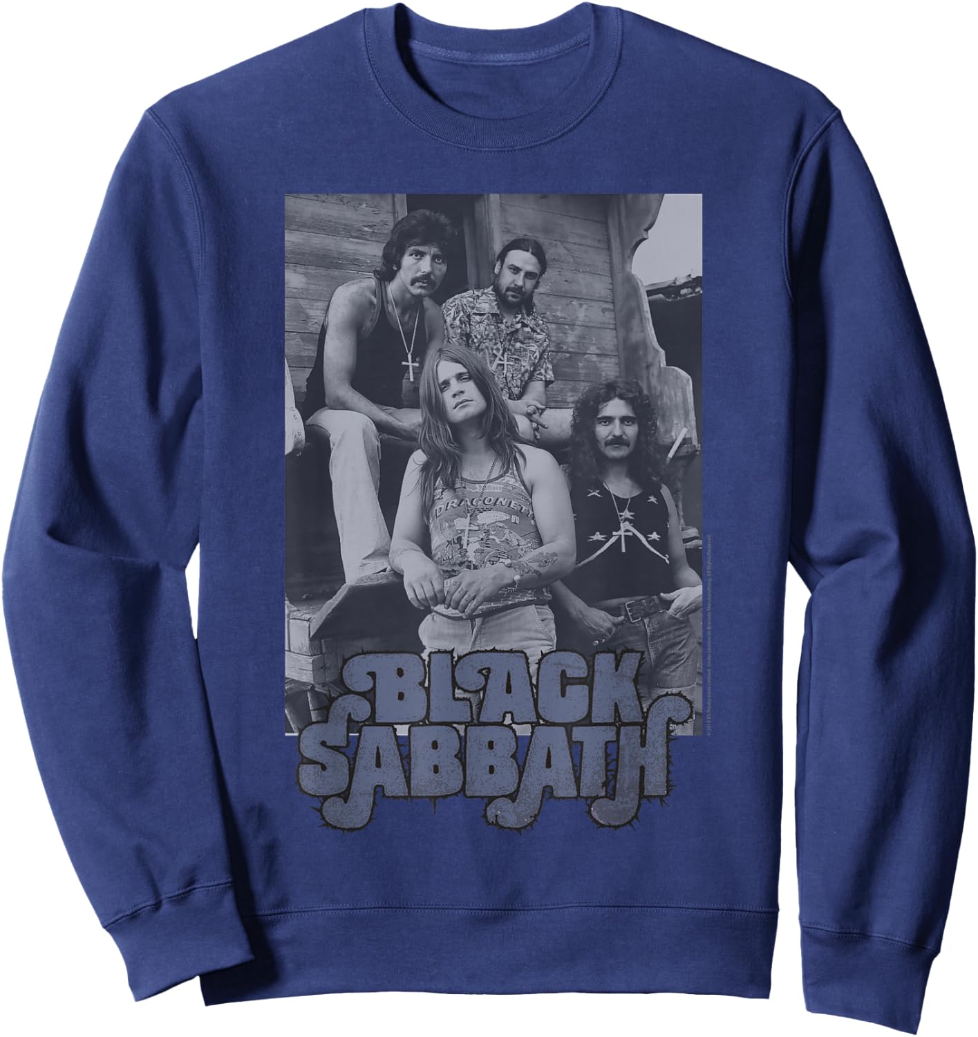 Black Sabbath Retro Photo Sweatshirt - Sweatshirt | Navy
