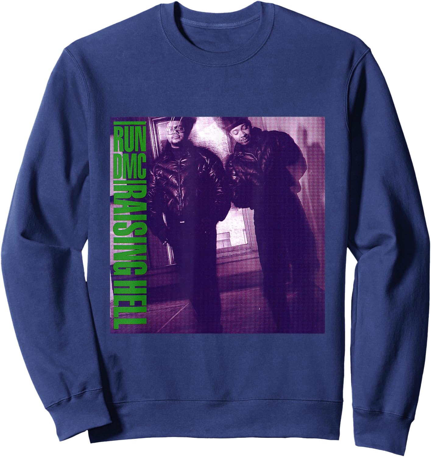 RUN DMC Raising Hell Cover Sweatshirt - Sweatshirt | Navy