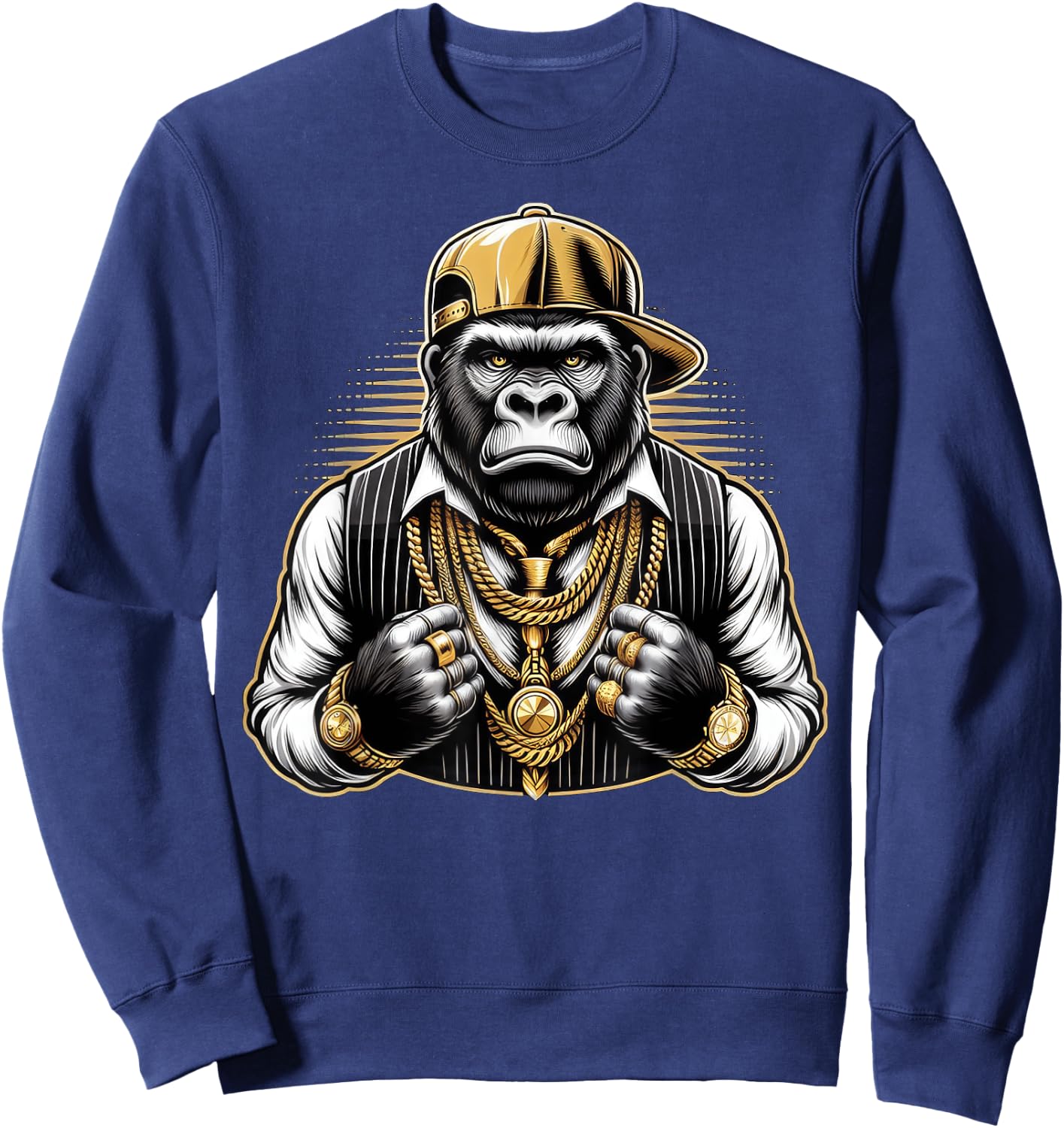 Rapper , black Sweatshirt - Sweatshirt | Navy
