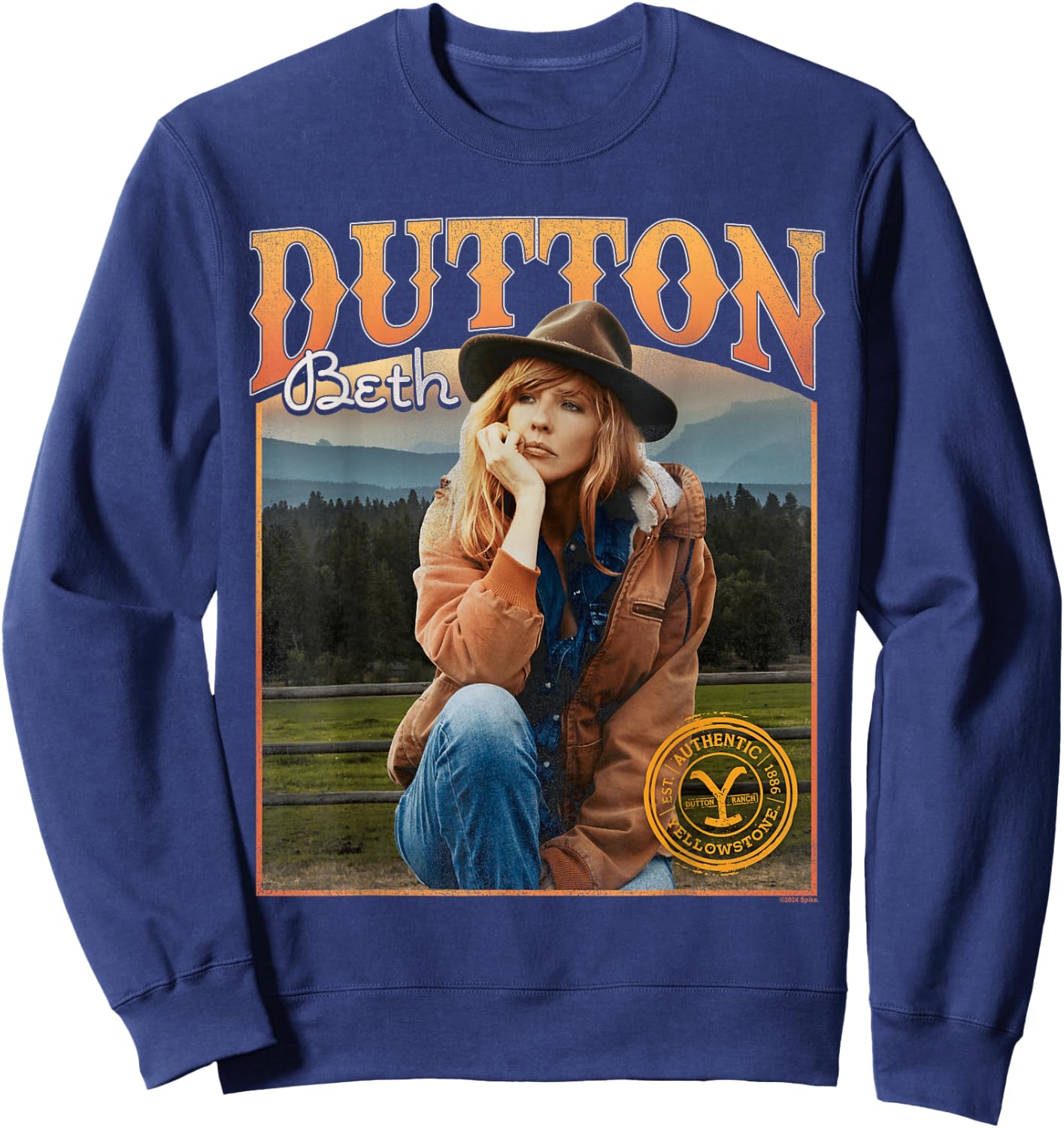 Yellowstone Beth Dutton Thoughts , Black, S Sweatshirt - Sweatshirt | Navy