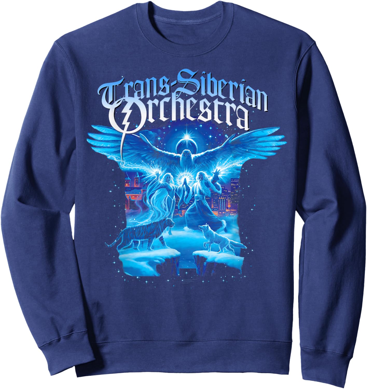 Trans-Siberian Orchestra - Winter Wizard , black Sweatshirt - Sweatshirt | Navy