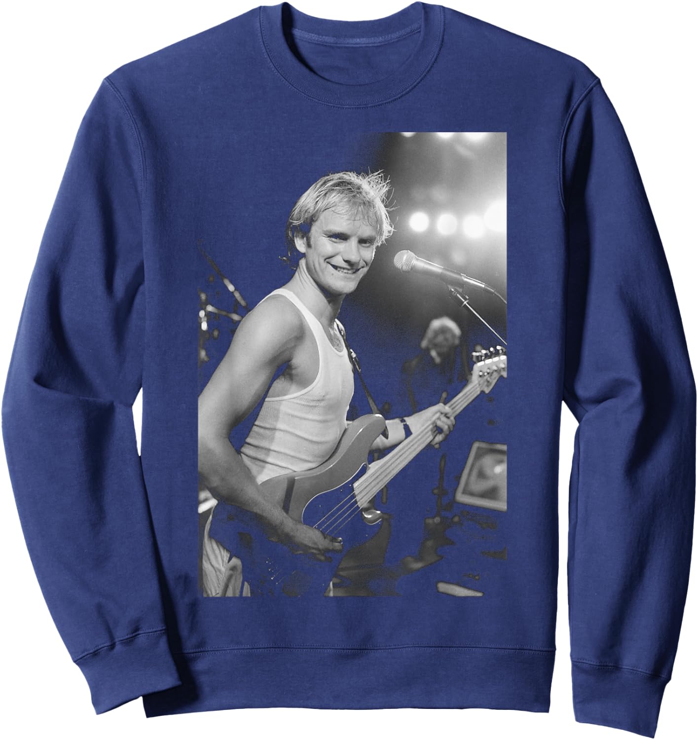 Sting, singer of The Police, on American tour in 1980 Sweatshirt - Sweatshirt | Navy