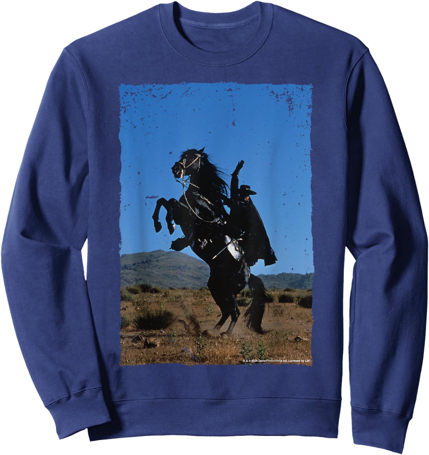 Zorro Tornado Horse Breeding , Black, S Sweatshirt - Sweatshirt | Navy