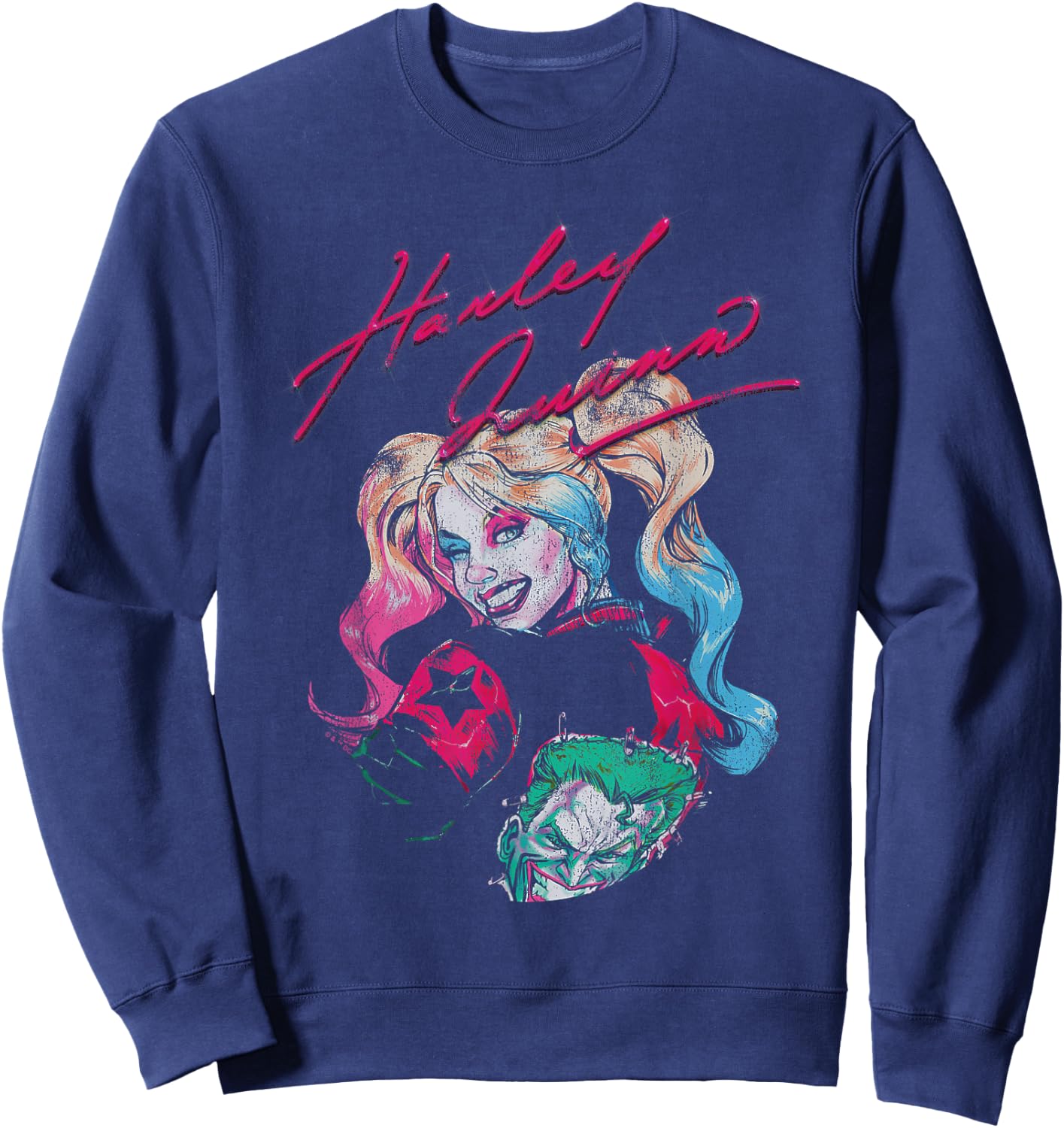 Batman Harley Quinn Signature Sweatshirt - Sweatshirt | Navy