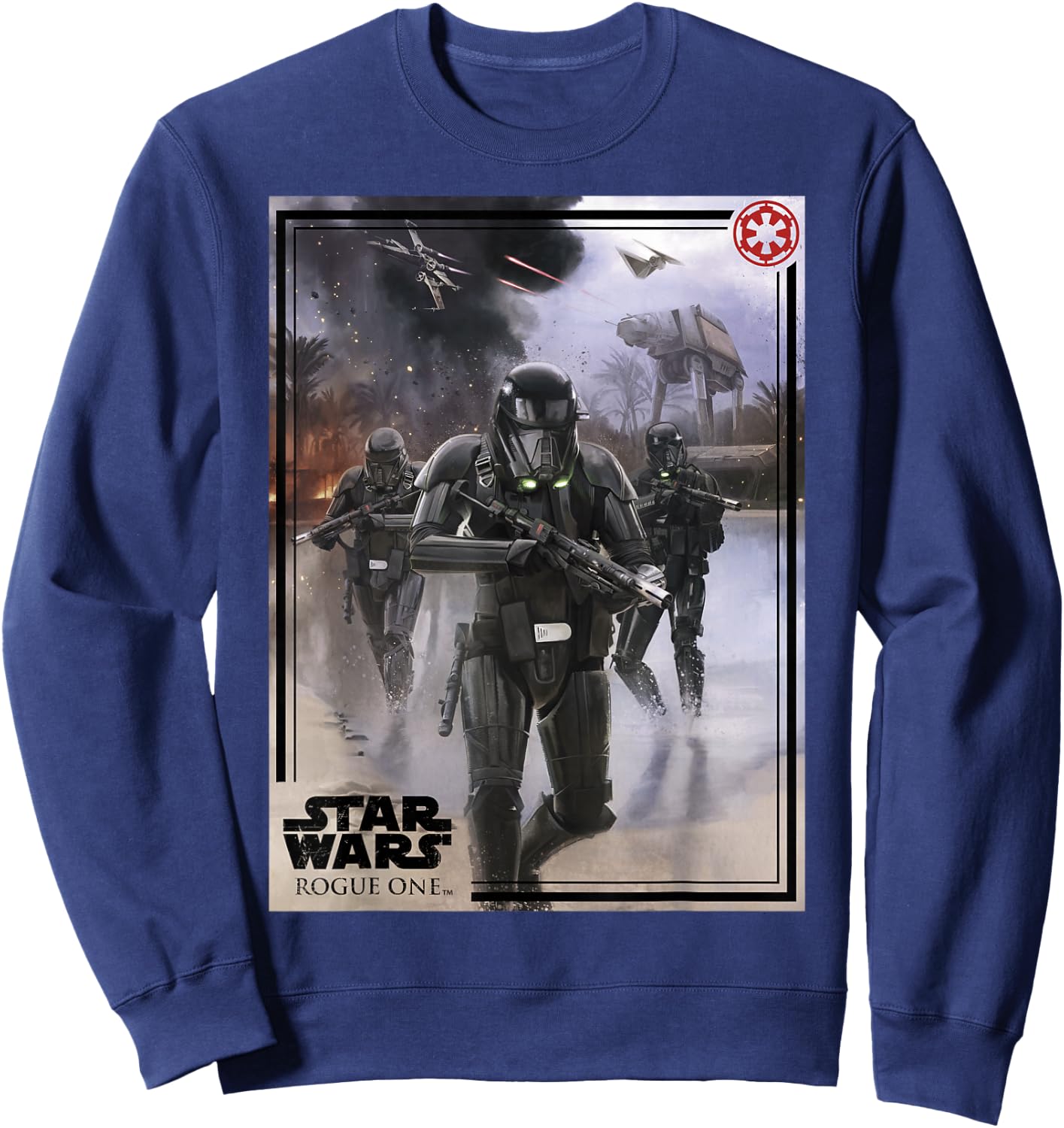 Star Wars Death Trooper Army Poster Sweatshirt - Sweatshirt | Navy