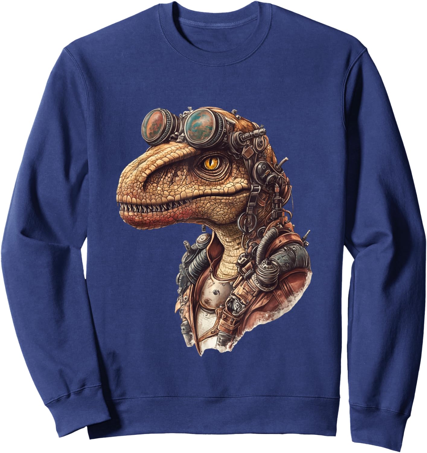 Microceratus Dinosaur Steampunk Sweatshirt - Sweatshirt | Navy