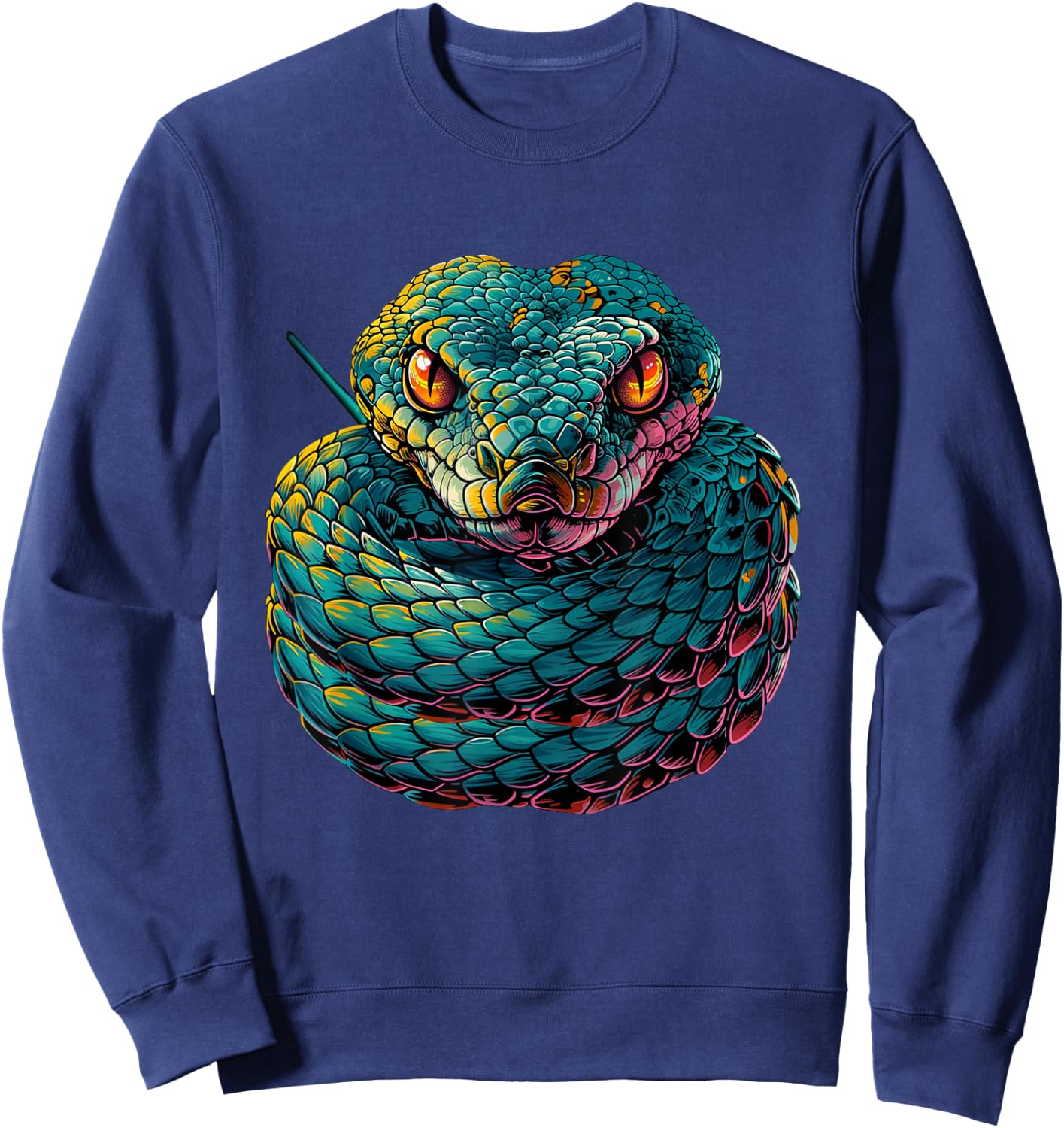 Pit Viper Snake Sweatshirt - Sweatshirt | Navy