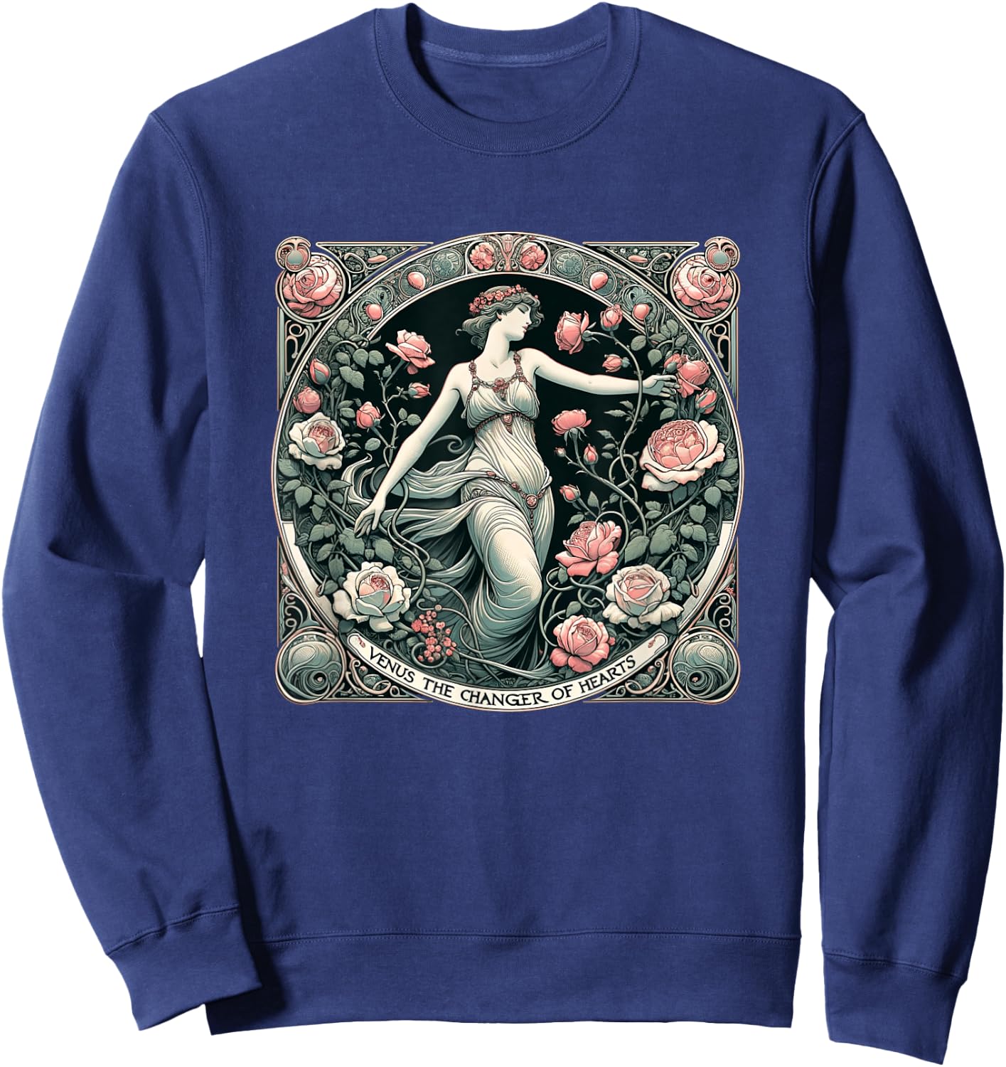 Venus The Changer Of Hearts Roman Goddess Sweatshirt - Sweatshirt | Navy