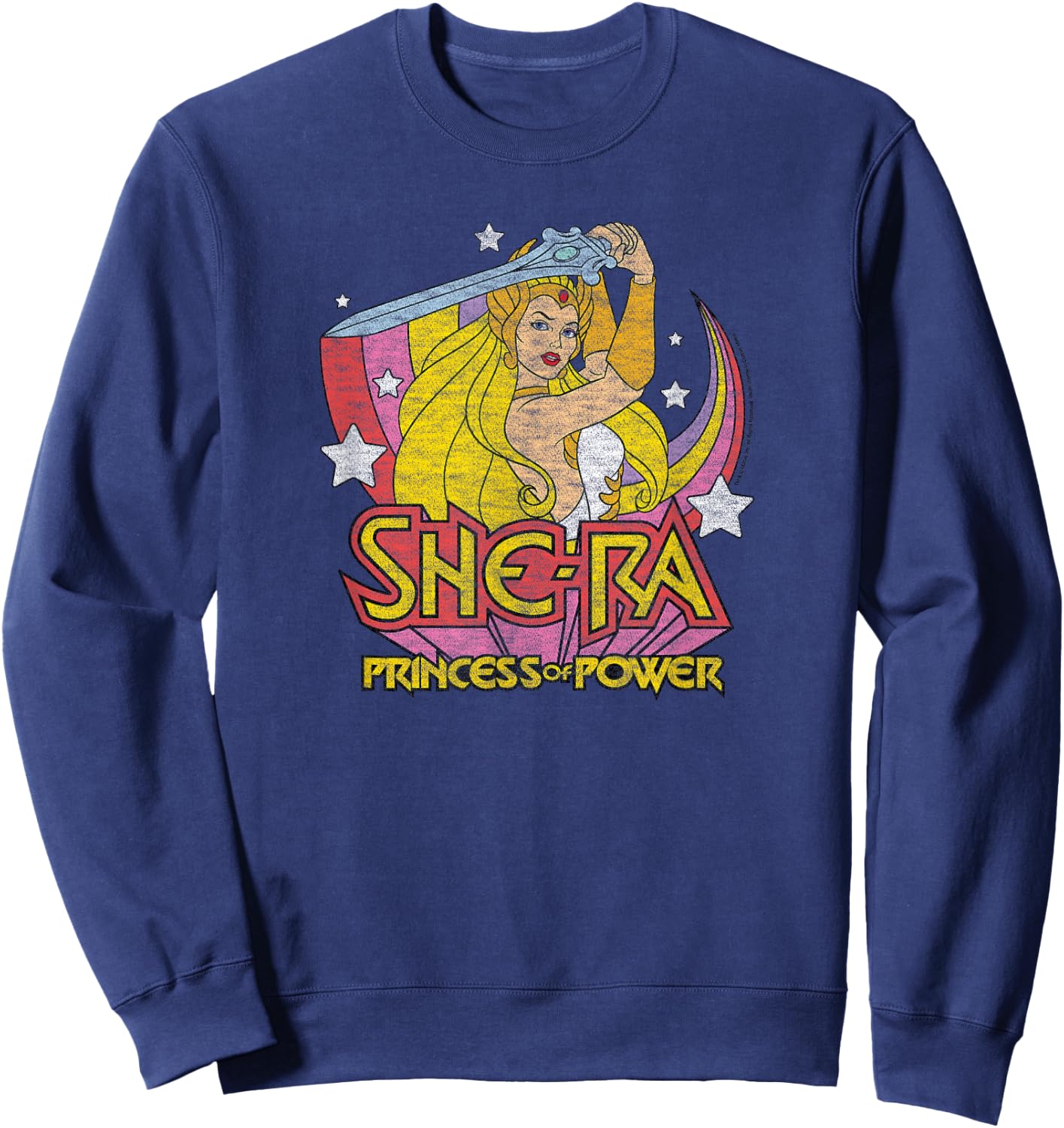She-Ra – Prinzessin der Macht Schwert, Regenbogen Sweatshirt - Sweatshirt | Navy