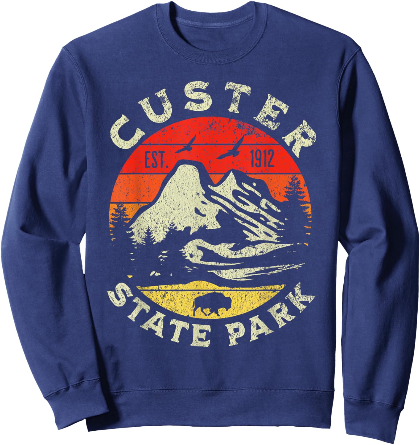 Custer State Park Sweatshirt - Sweatshirt | Navy