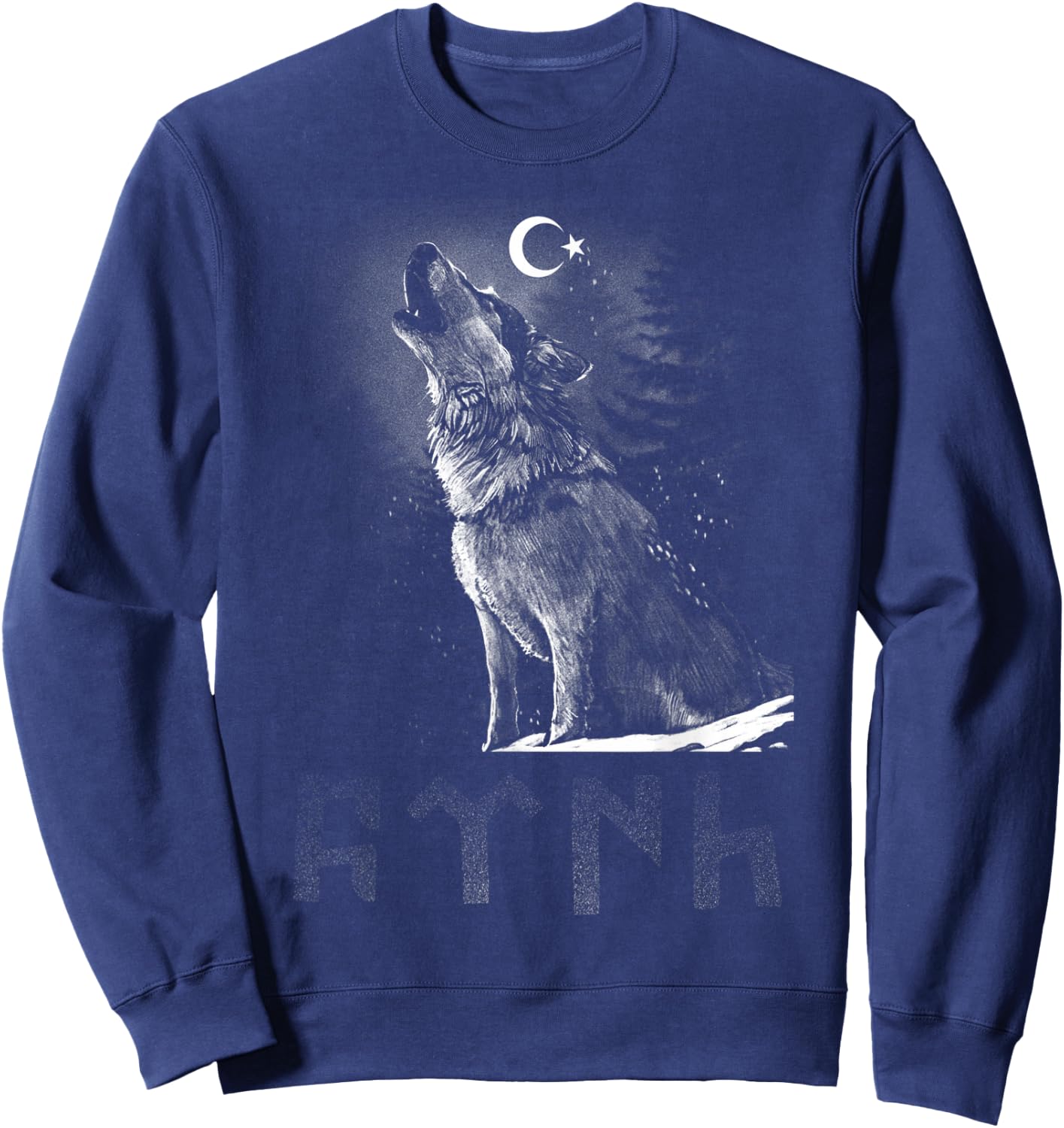 Episode von Ergenekon Bozkurt Göktürk Türk Zitat Ay-Yildiz Sweatshirt - Sweatshirt | Navy