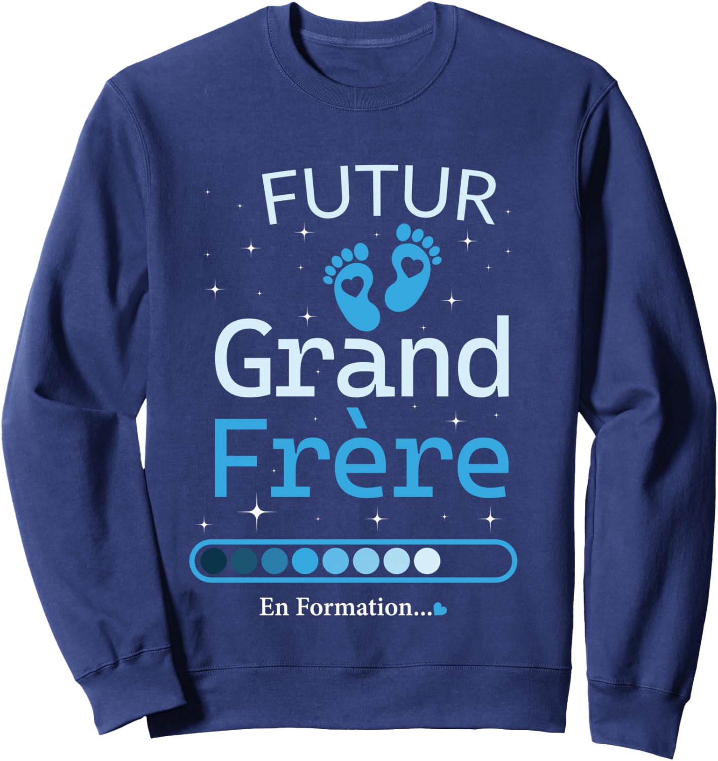 Future Big Brother In Training Gift Brother , Black, S Sweatshirt - Sweatshirt | Navy