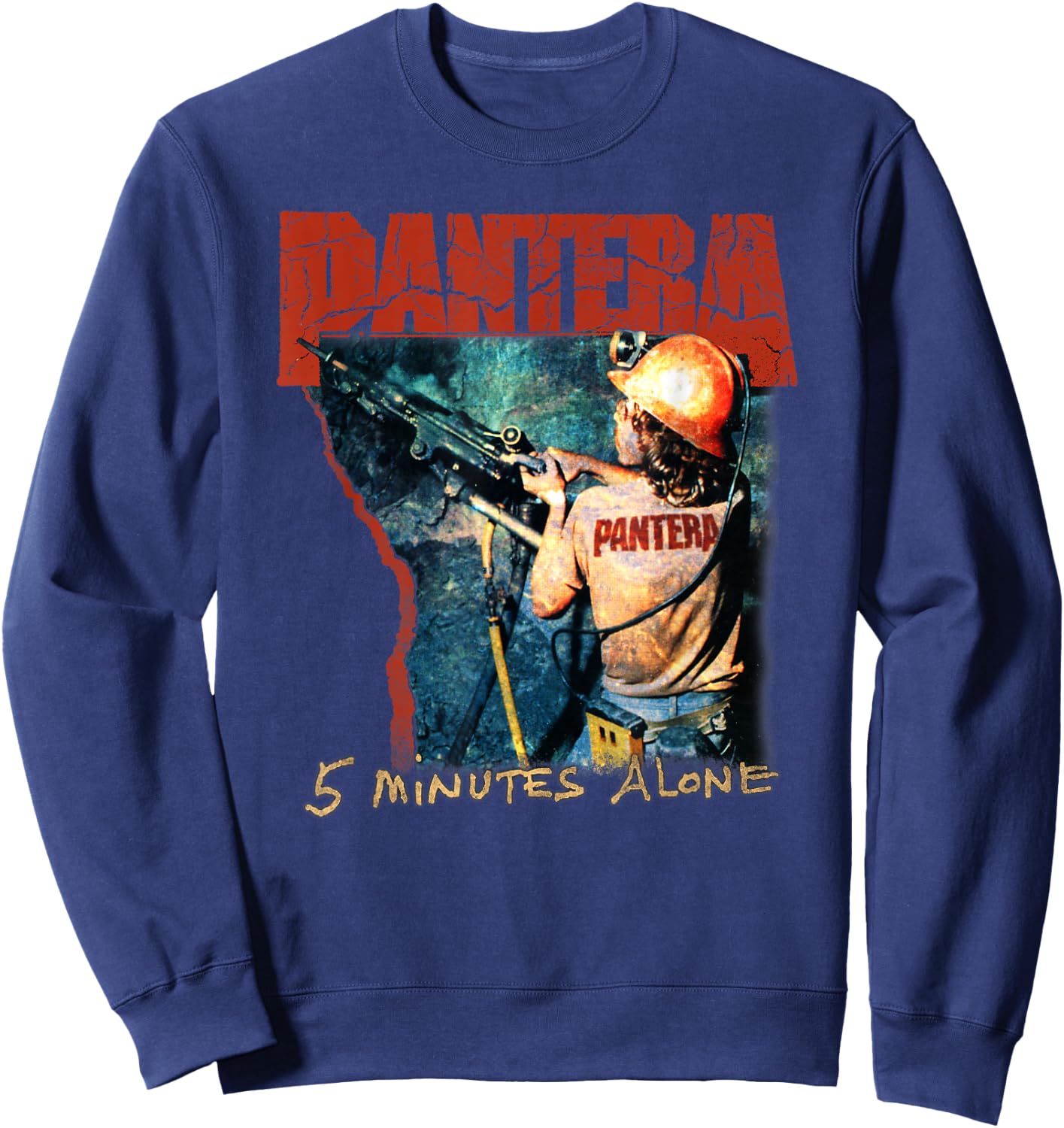Pantera Offizielles 5 Minuten allein Sweatshirt - Sweatshirt | Navy