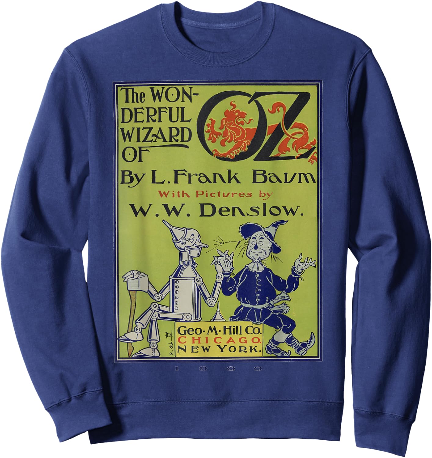Scarecrow & Tin-Man Shirt The Wizard of OZ Vintage Sweatshirt - Sweatshirt | Navy