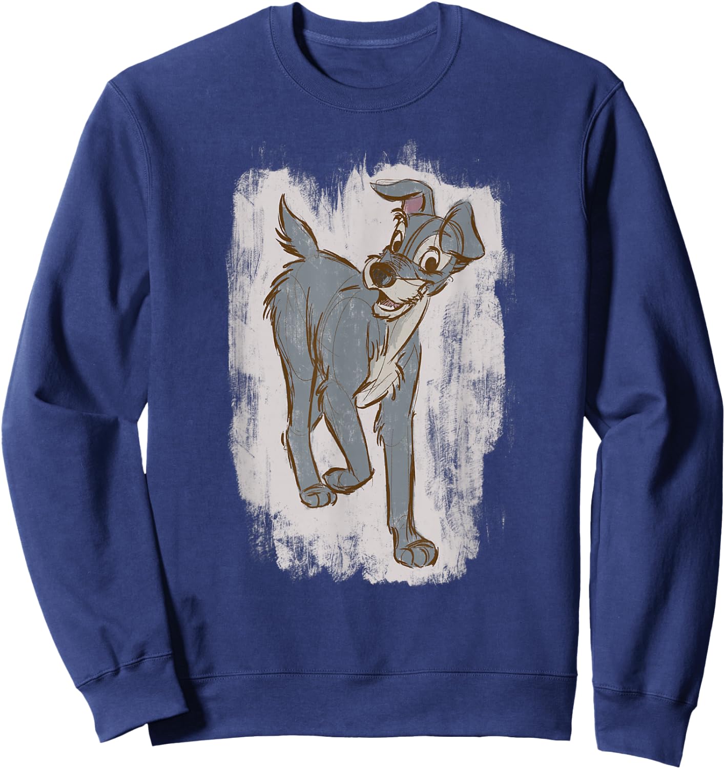 Disney Lady And The Tramp Strut Sketch Sweatshirt - Sweatshirt | Navy