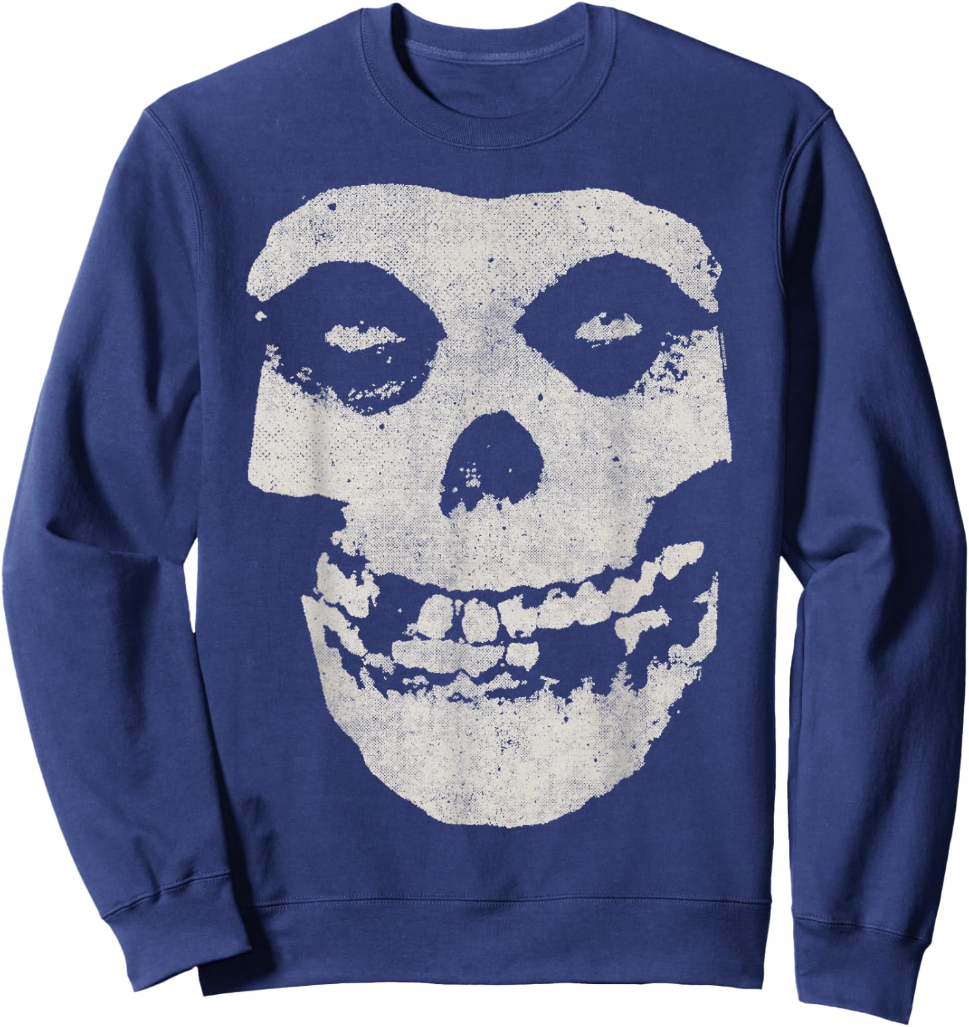 Misfits Distressed Skull , black Sweatshirt - Sweatshirt | Navy