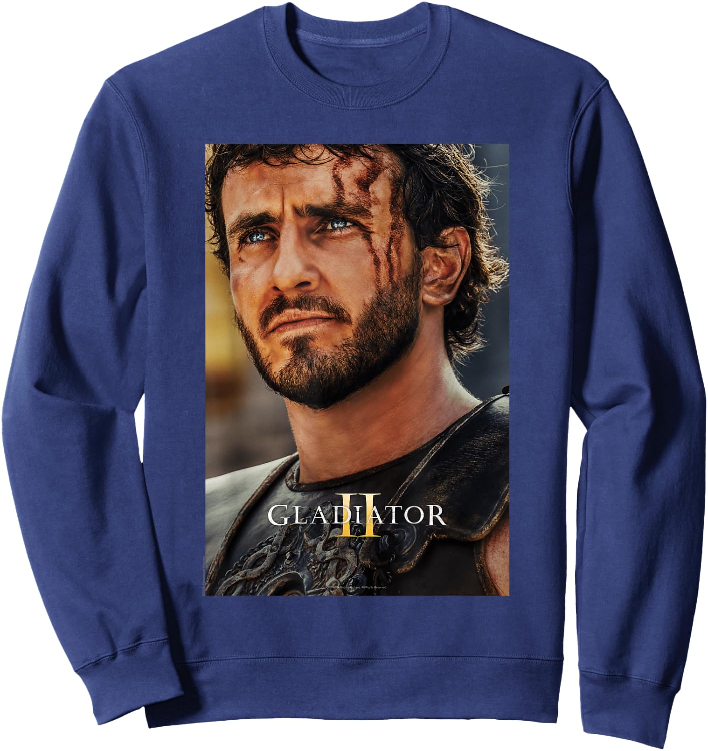 Ripple Junction x Gladiator II Lucius Verus Movie Poster , Black, S Sweatshirt - Sweatshirt | Navy