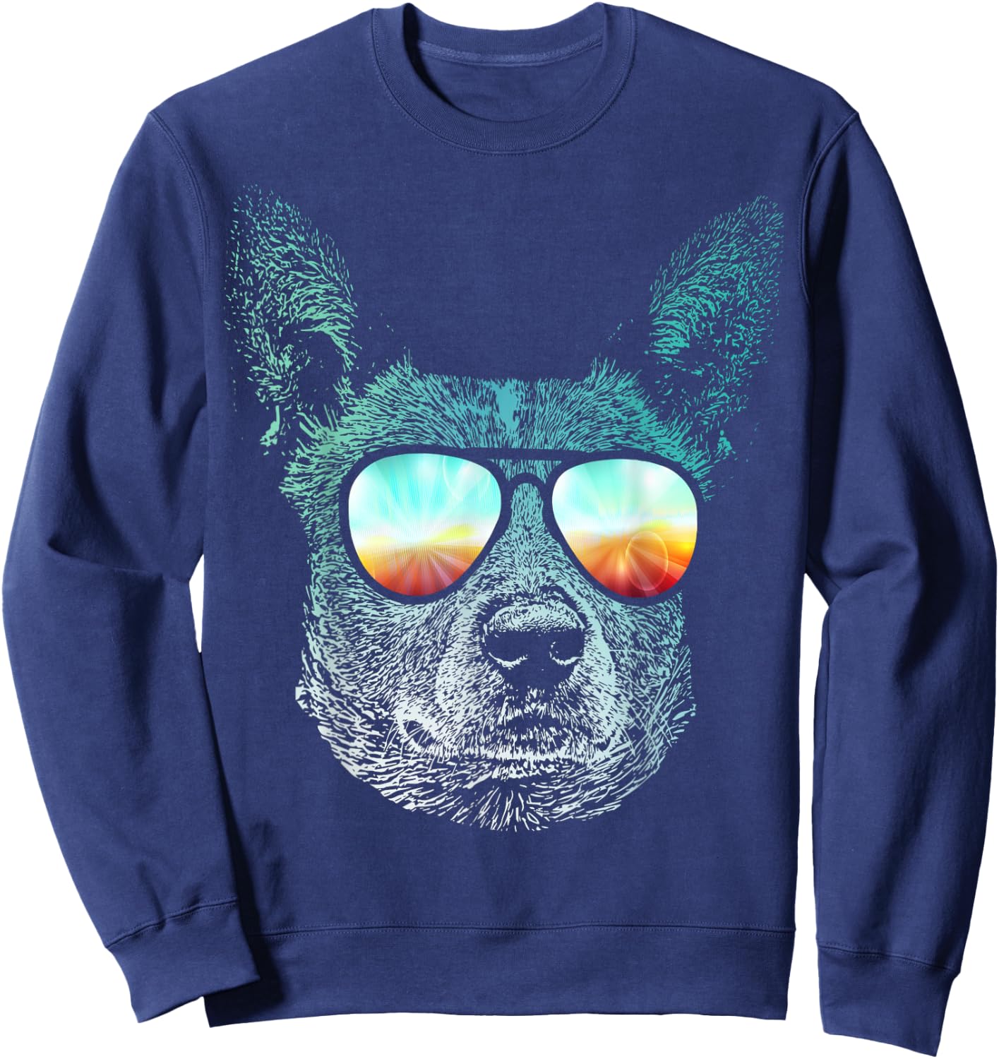 Australian Stumpy Tail Cattle Dog Dog Gift Sweatshirt - Sweatshirt | Navy