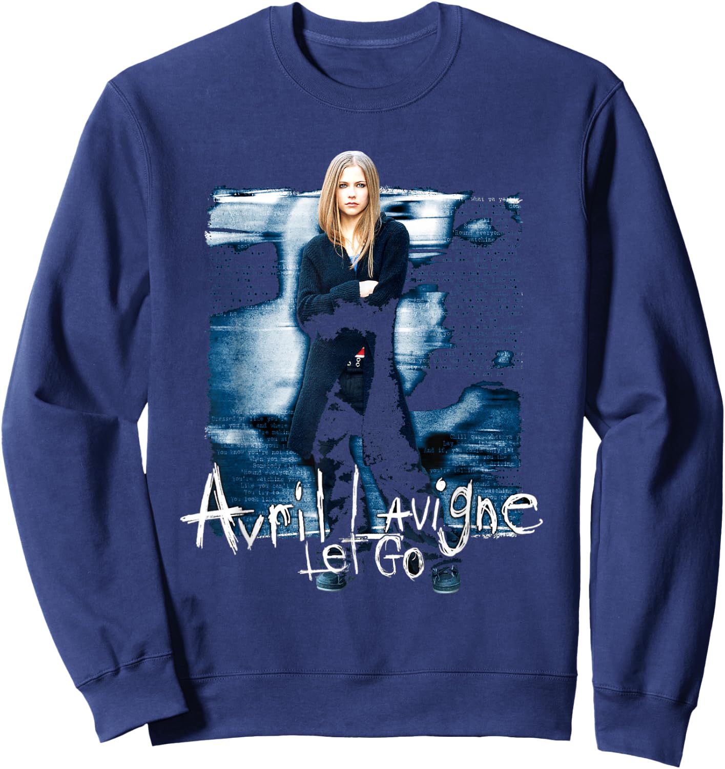 Official Avril Lavigne Let Go , black Sweatshirt - Sweatshirt | Navy